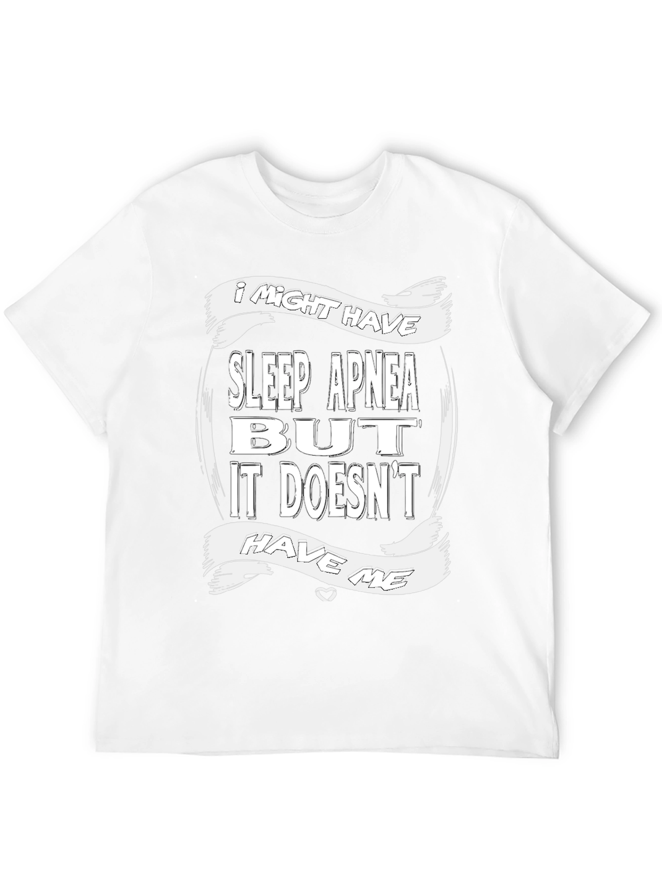 Sleep Apnea Awareness Graphic Tee - Black