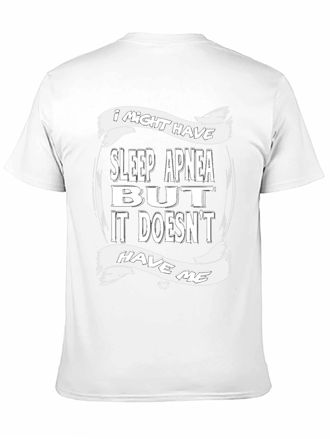 Sleep Apnea Awareness Graphic Tee - Black