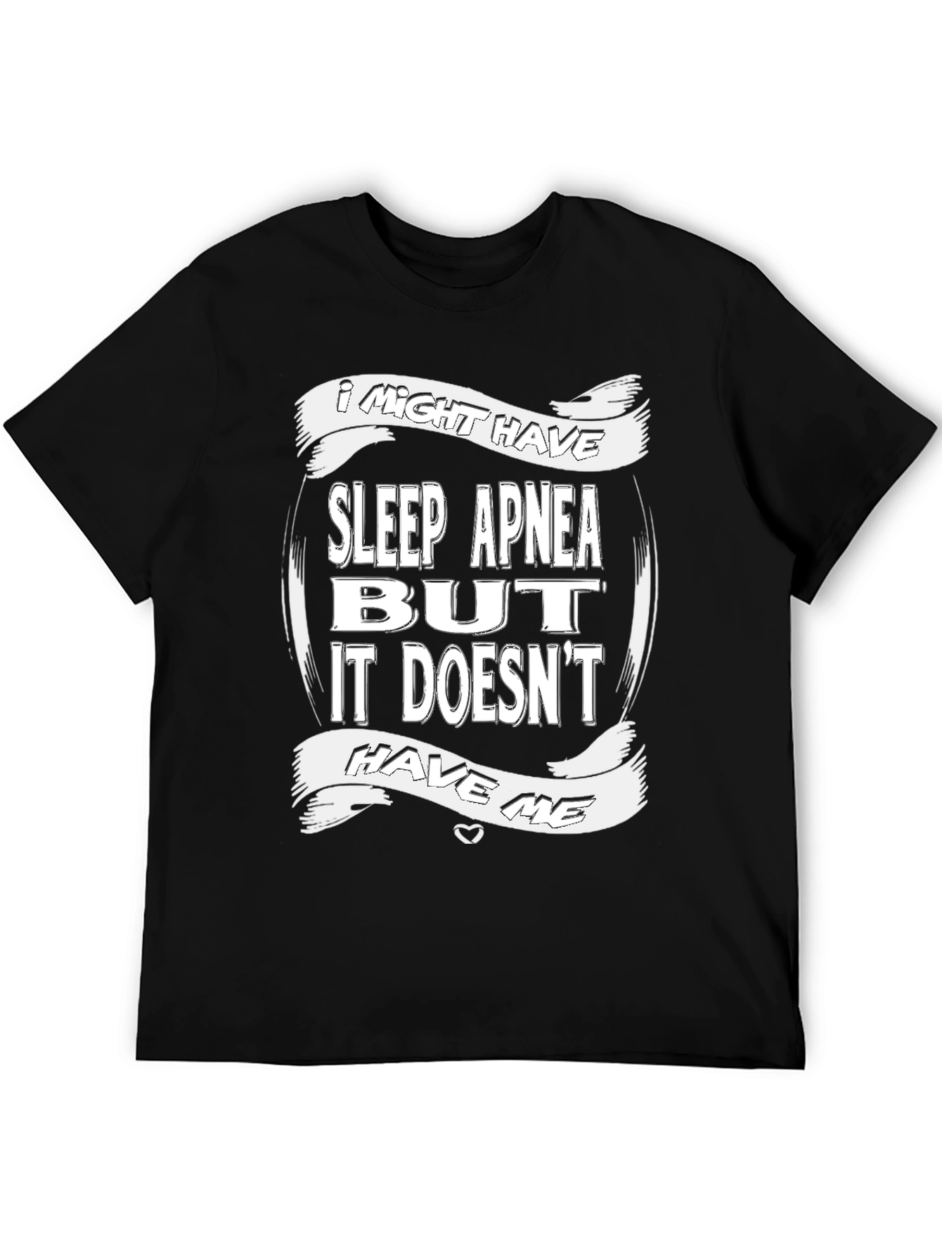 Sleep Apnea Awareness Graphic Tee - Black