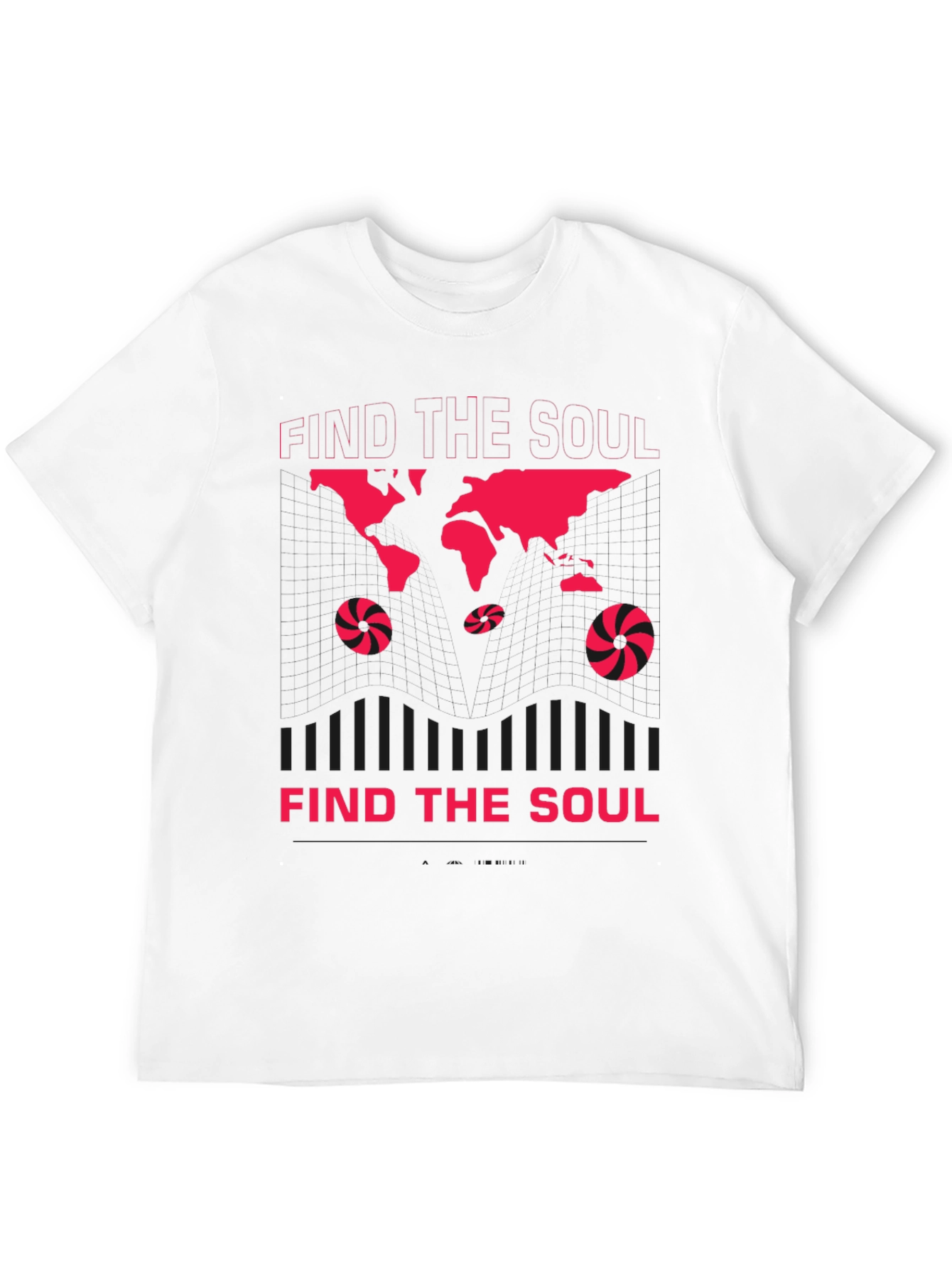 Find The Soul Graphic Print Crew Neck T-Shirt