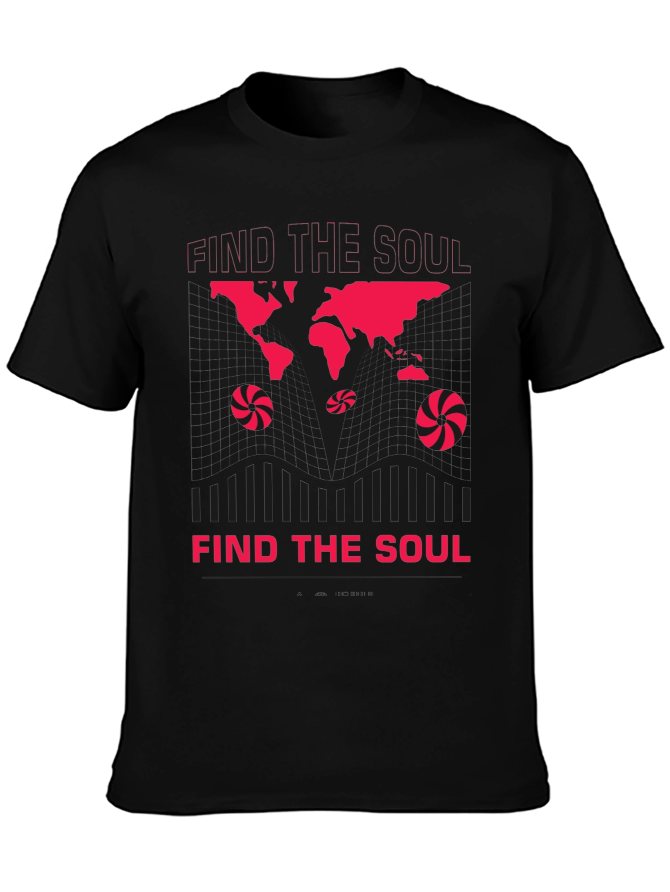 Find The Soul Graphic Print Crew Neck T-Shirt