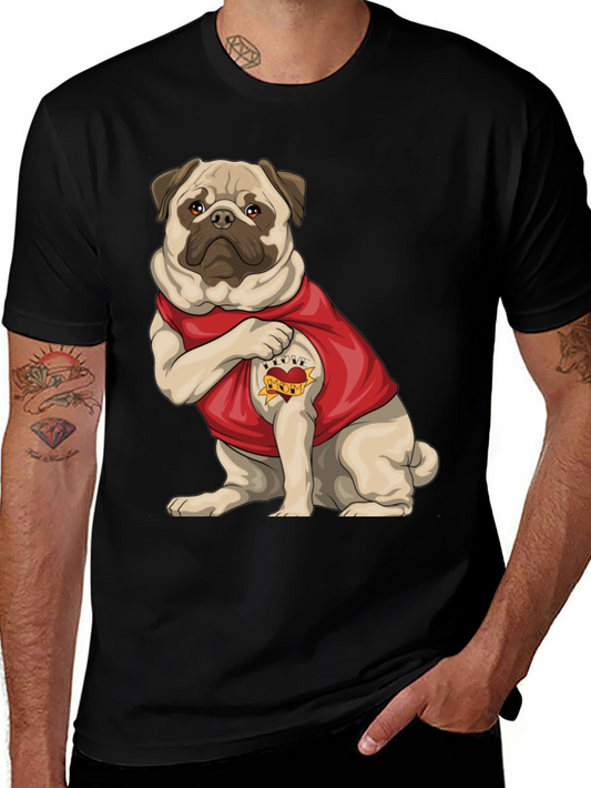 Pug I Love Mom T-Shirt – Cute Dog Lover Tee