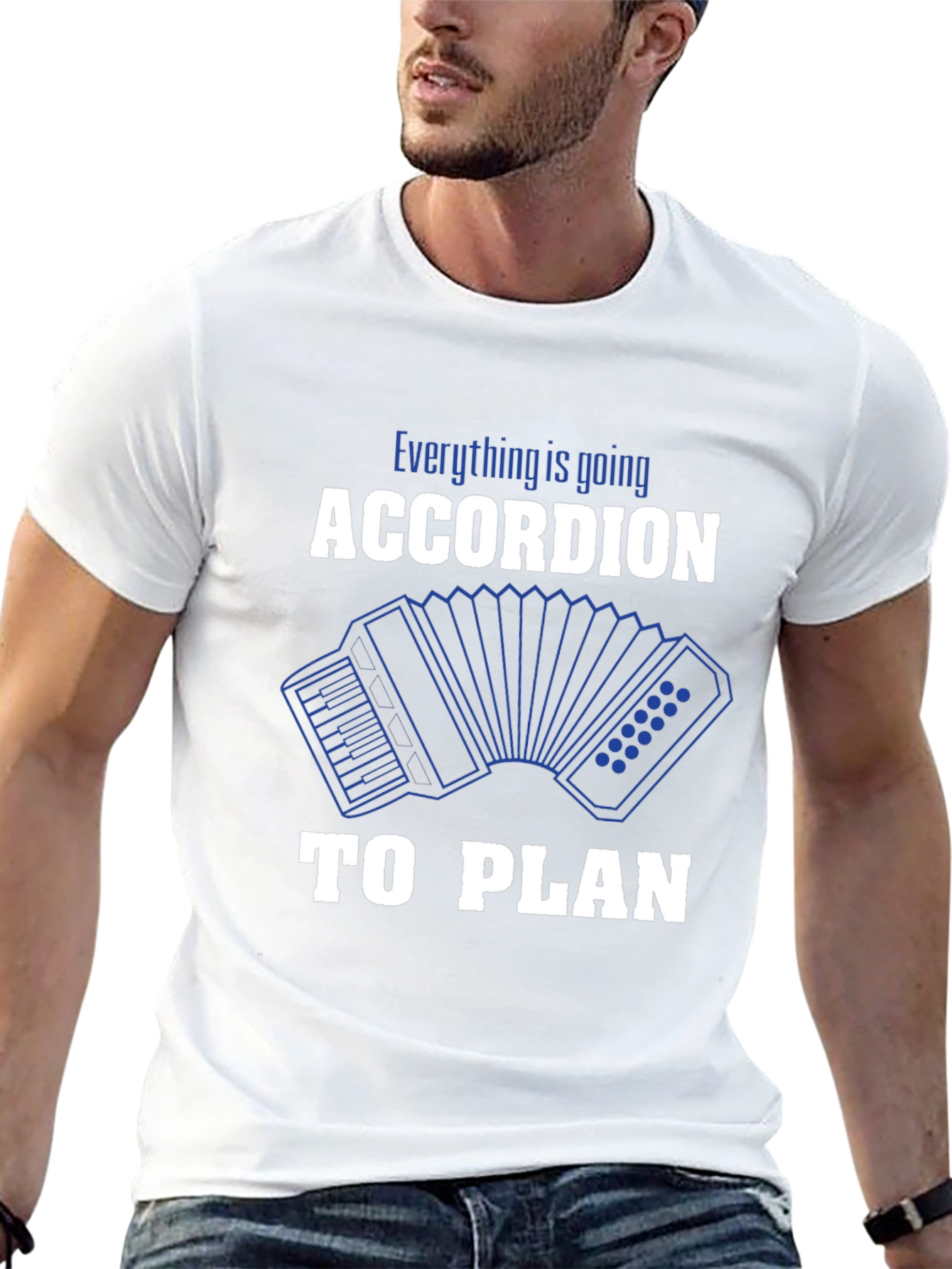 Accordion to Plan Graphic T-Shirt