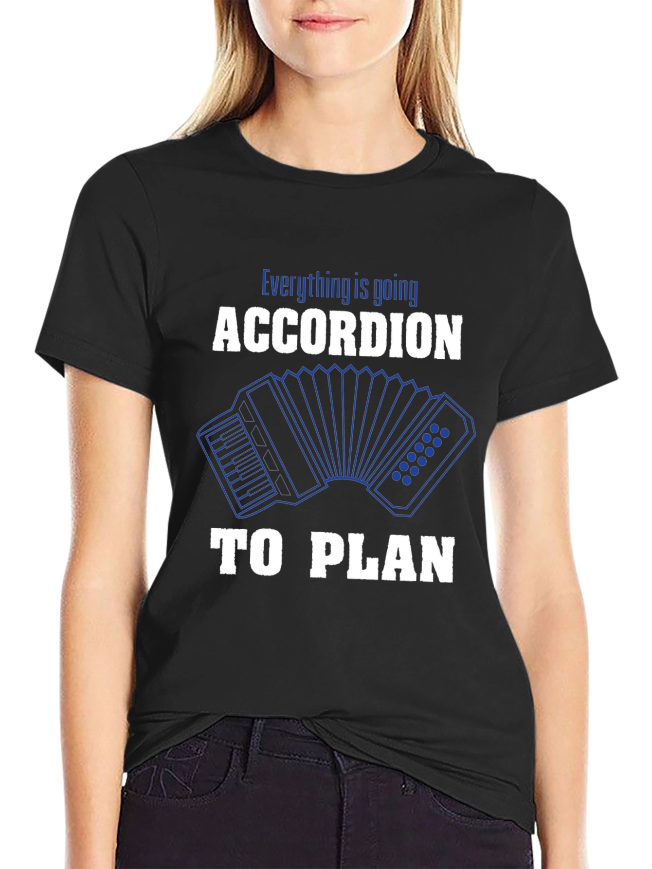 Accordion to Plan Graphic T-Shirt