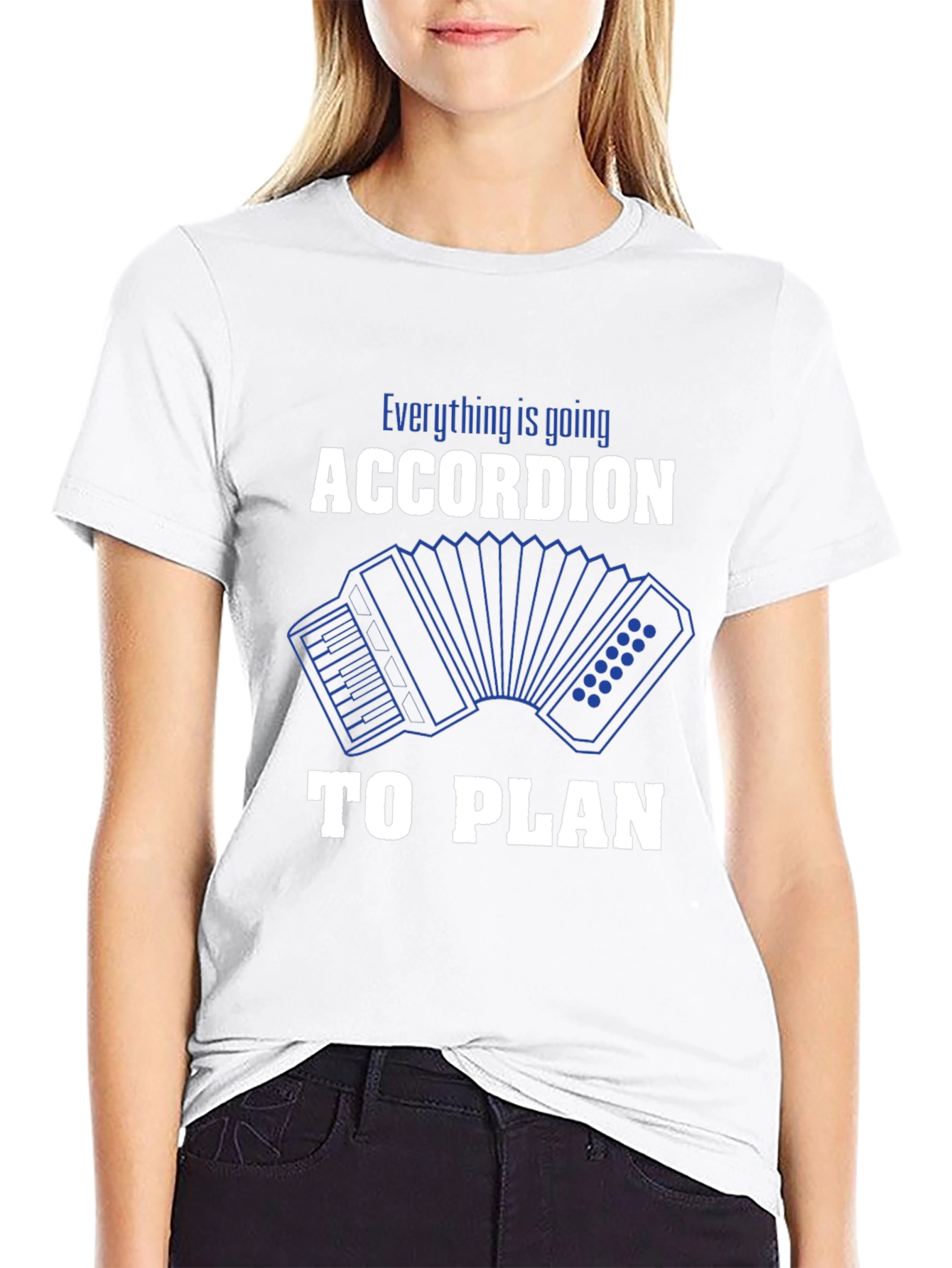 Accordion to Plan Graphic T-Shirt