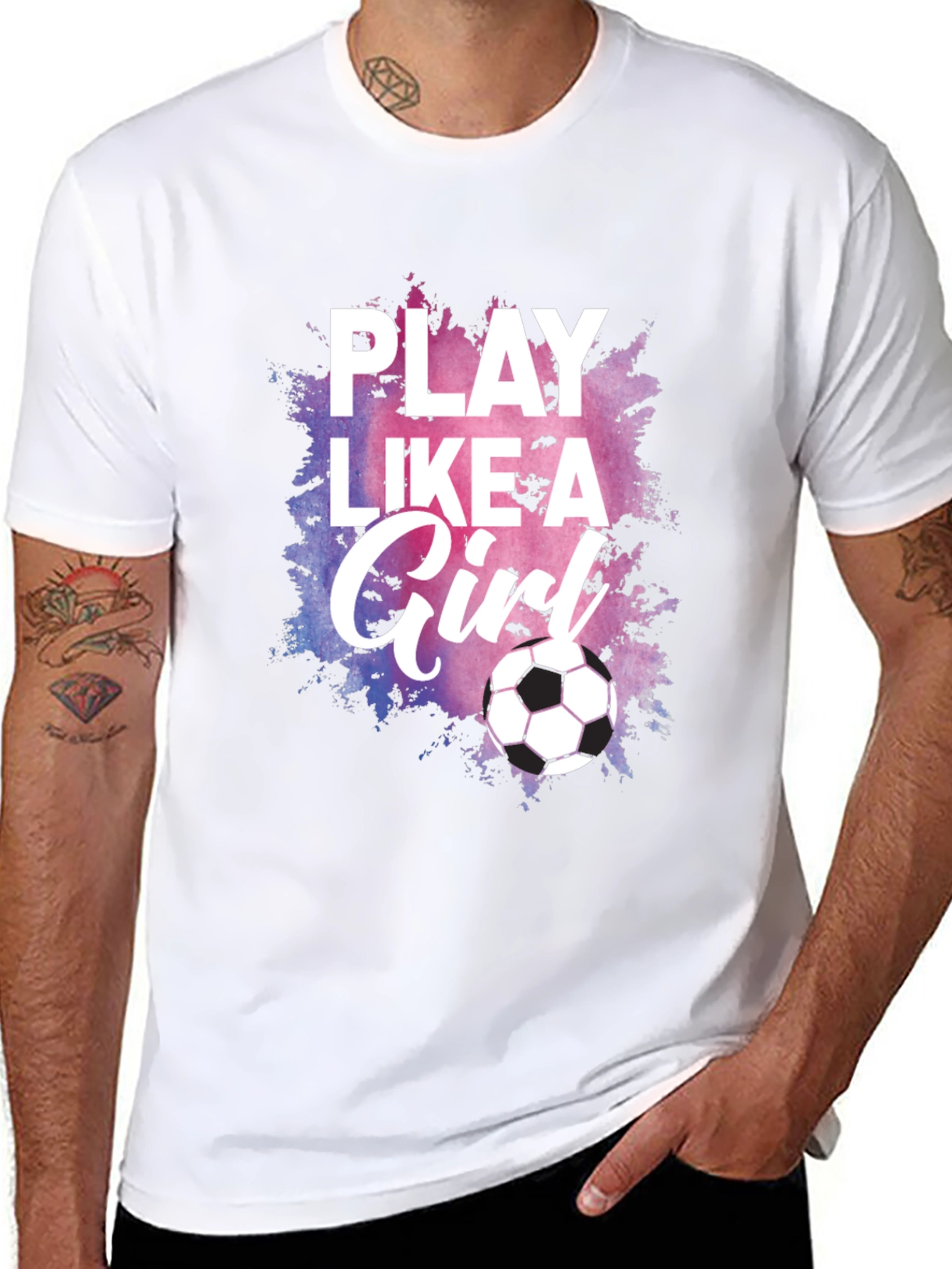 Play Like A Girl Soccer T-Shirt