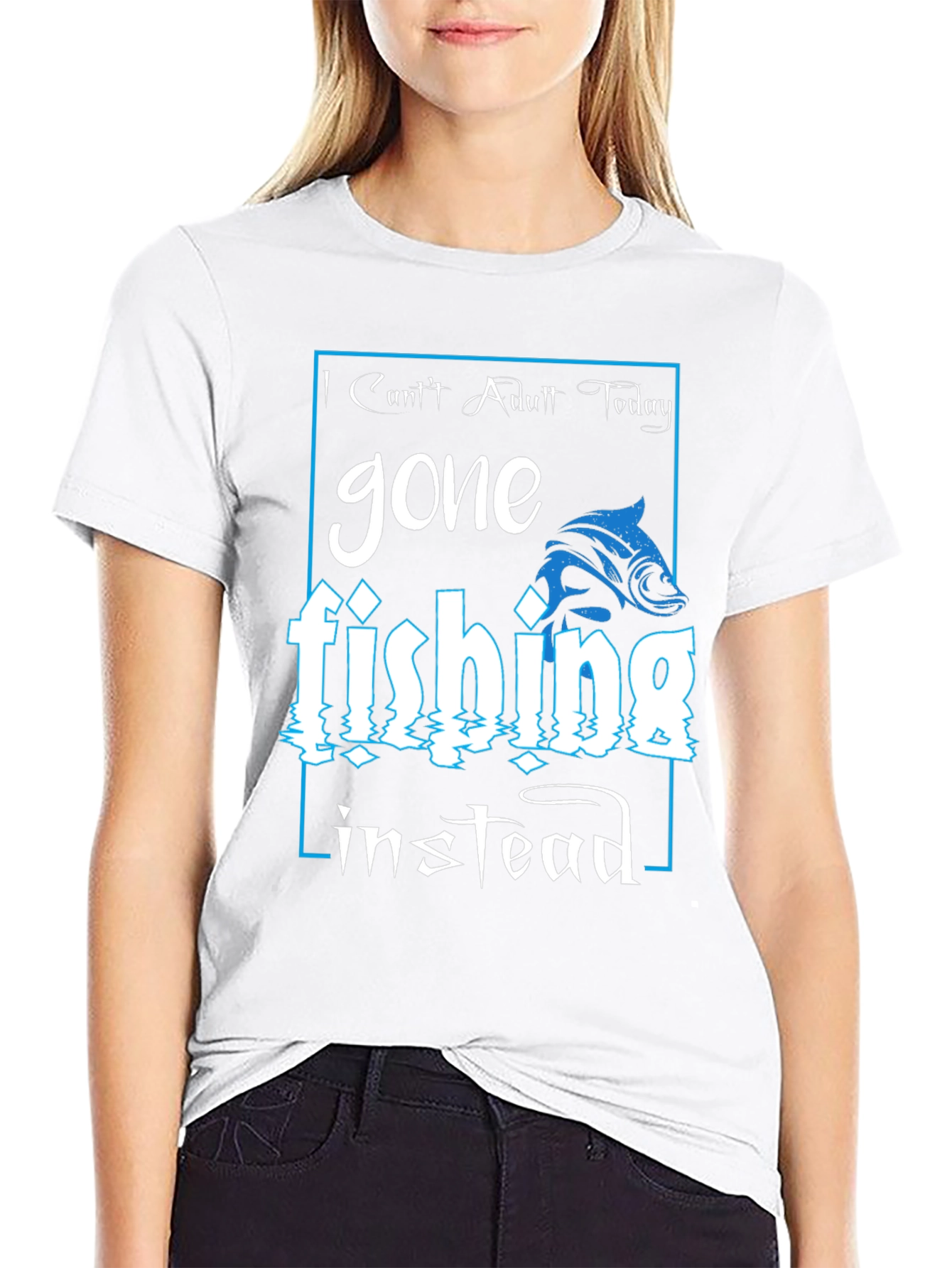 Gone Fishing Graphic Tee