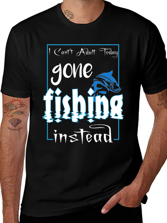 Gone Fishing Graphic Tee