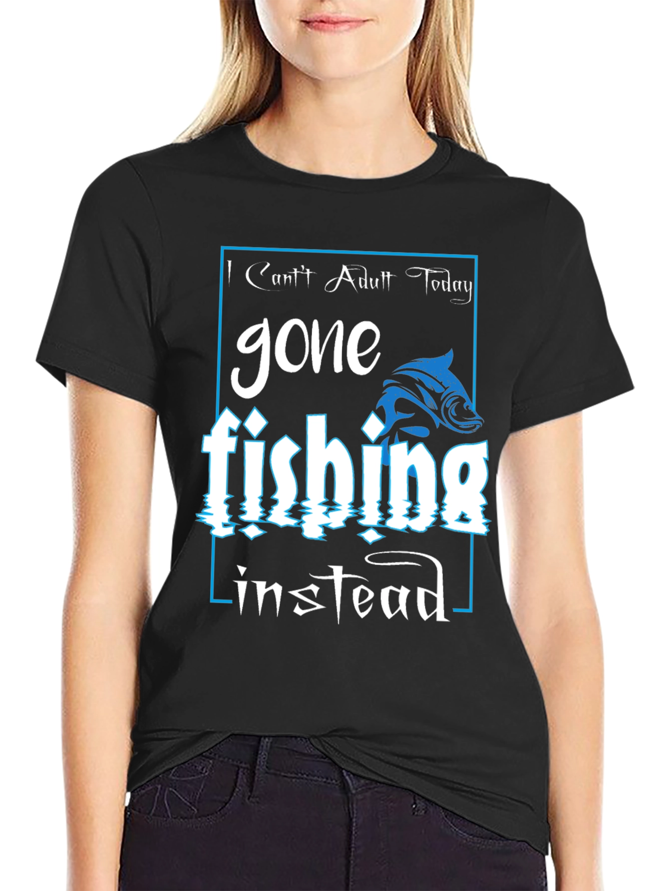Gone Fishing Graphic Tee