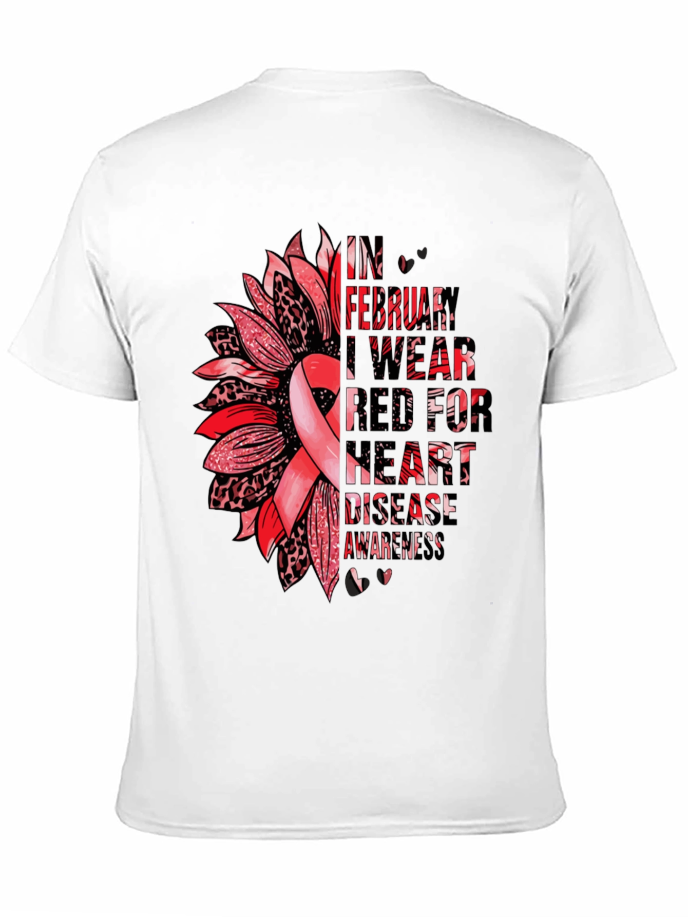 Heart Disease Awareness Graphic Tee