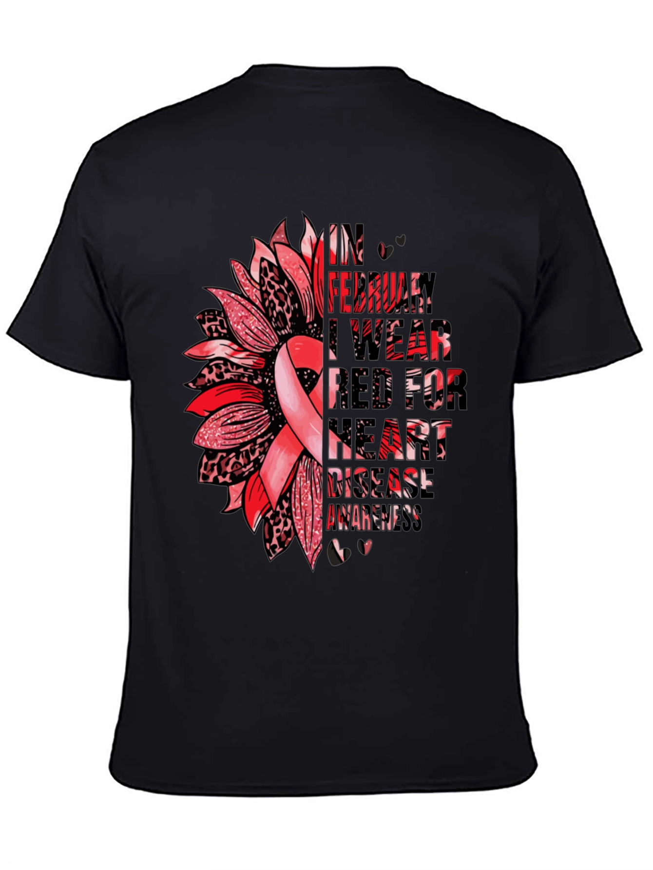 Heart Disease Awareness Graphic Tee