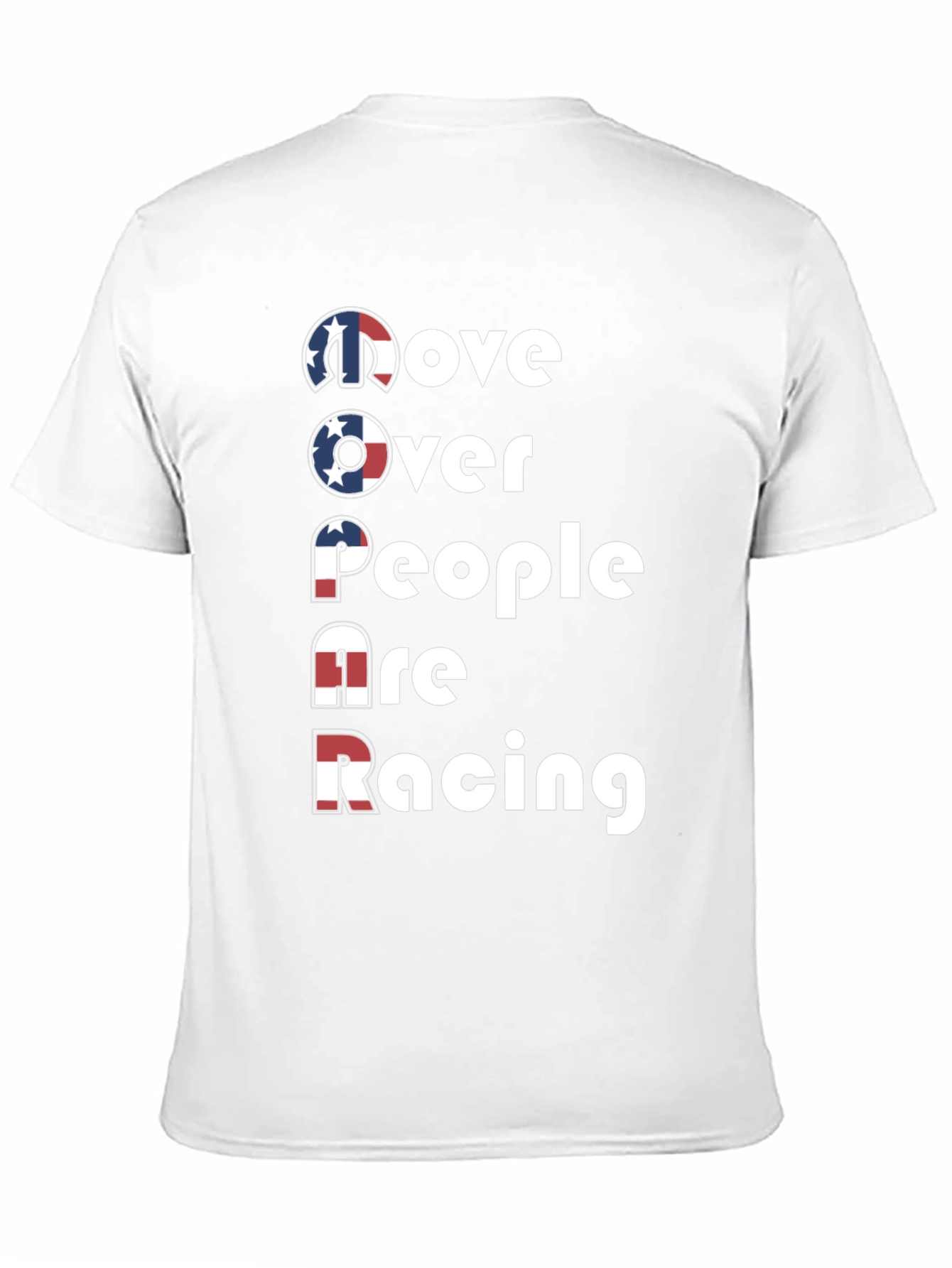 Move Over Mopar Racing Tee - Patriotic Design