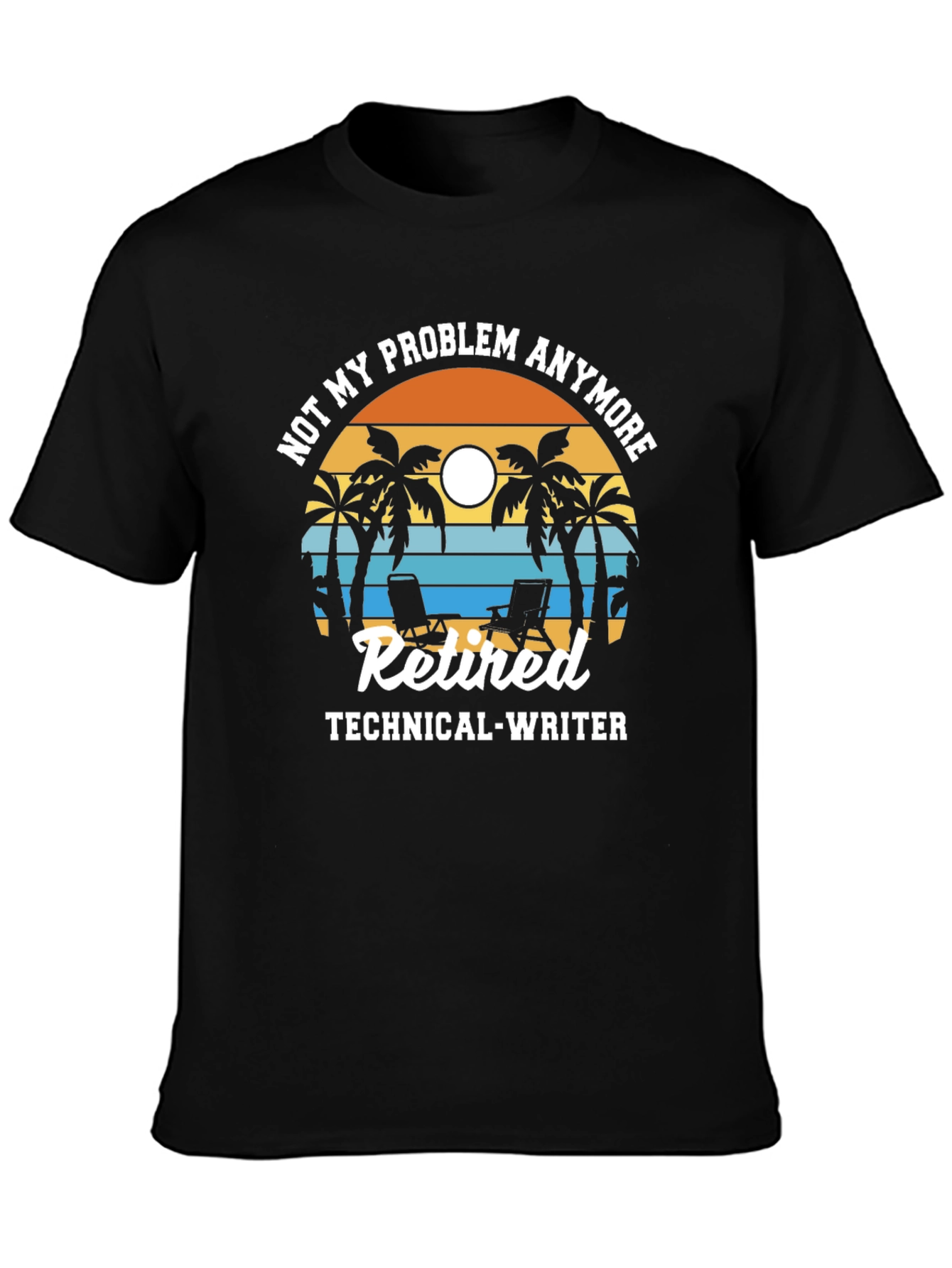 Retired Technical Writer Graphic T-Shirt