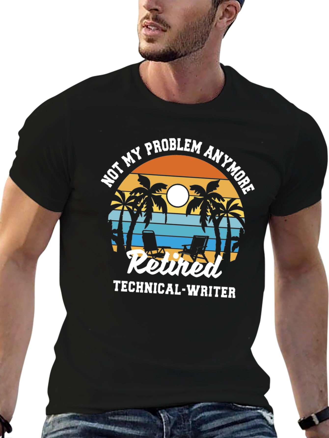 Retired Technical Writer Graphic T-Shirt