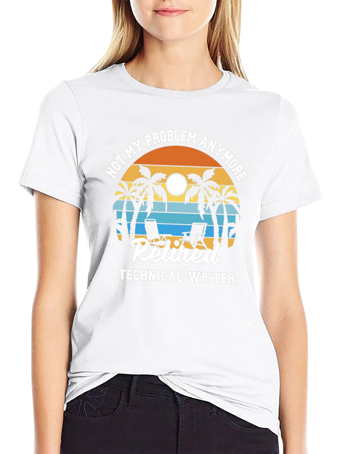 Retired Technical Writer Graphic T-Shirt