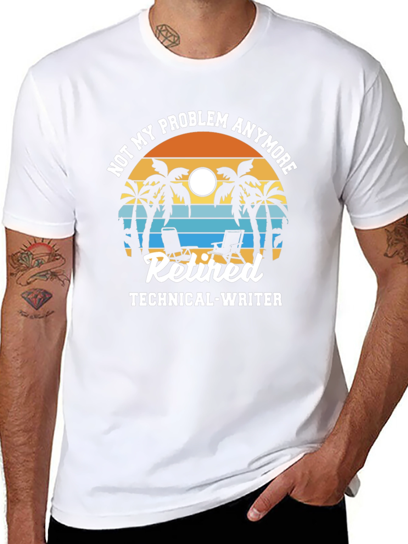 Retired Technical Writer Graphic T-Shirt