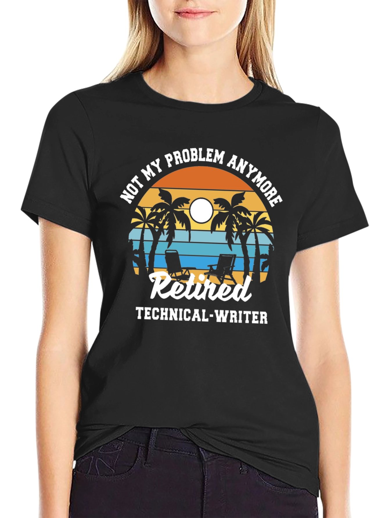 Retired Technical Writer Graphic T-Shirt