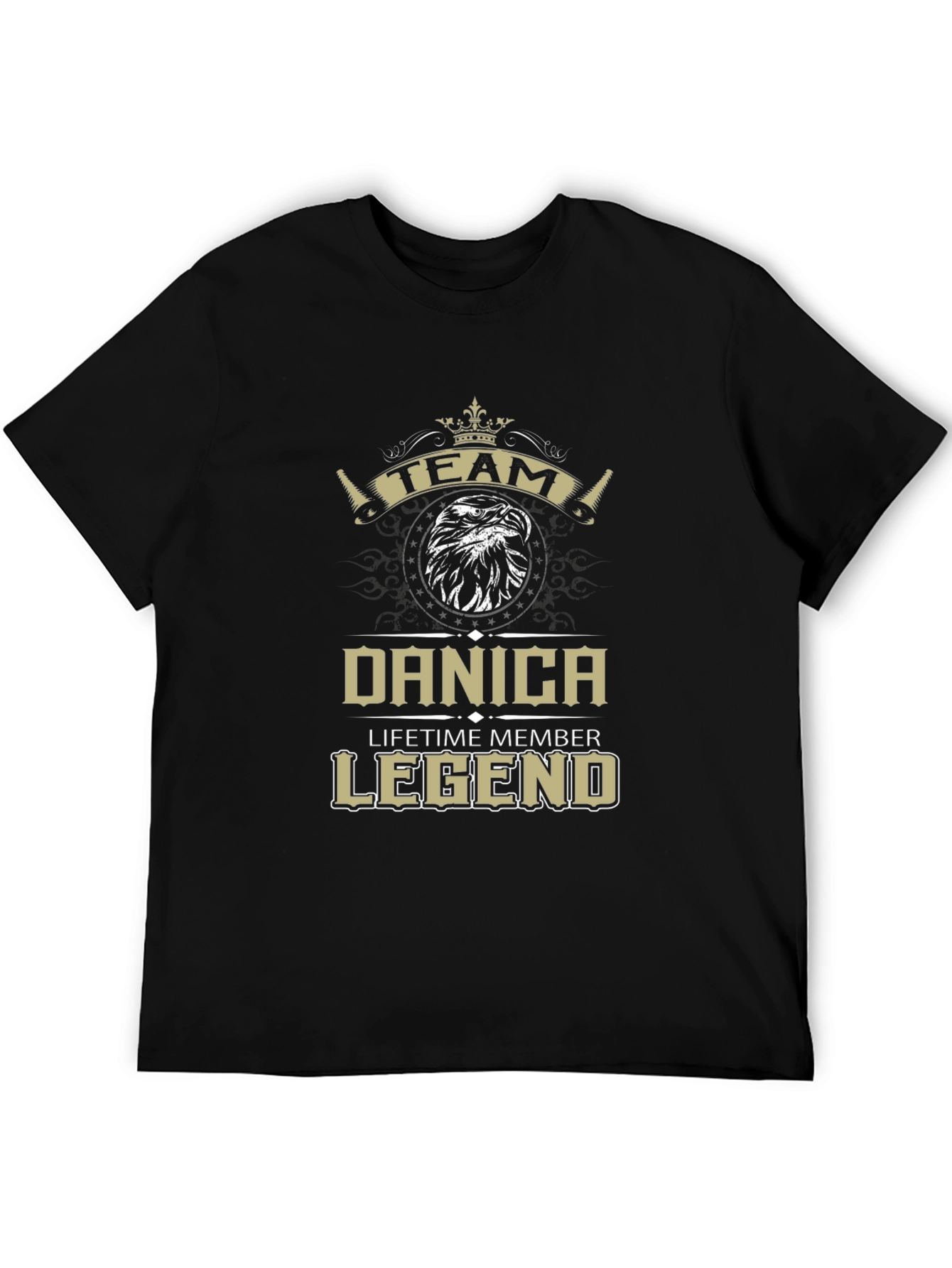 Team Danica Lifetime Member Legend Black T-Shirt