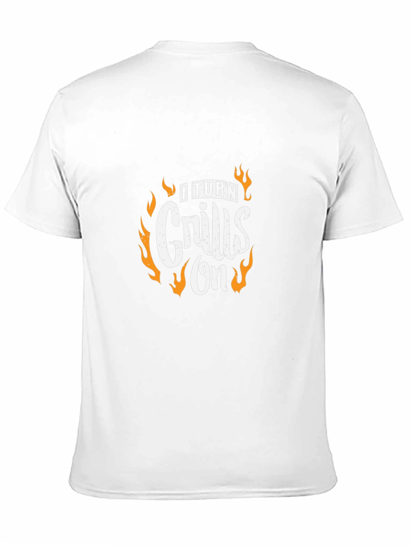 I Turn Grills On Black Graphic Tee