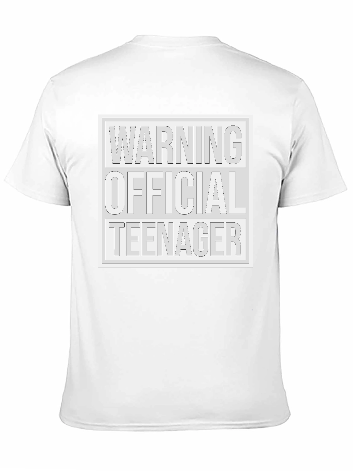 Official Teenager T-Shirt - Warning! Unisex