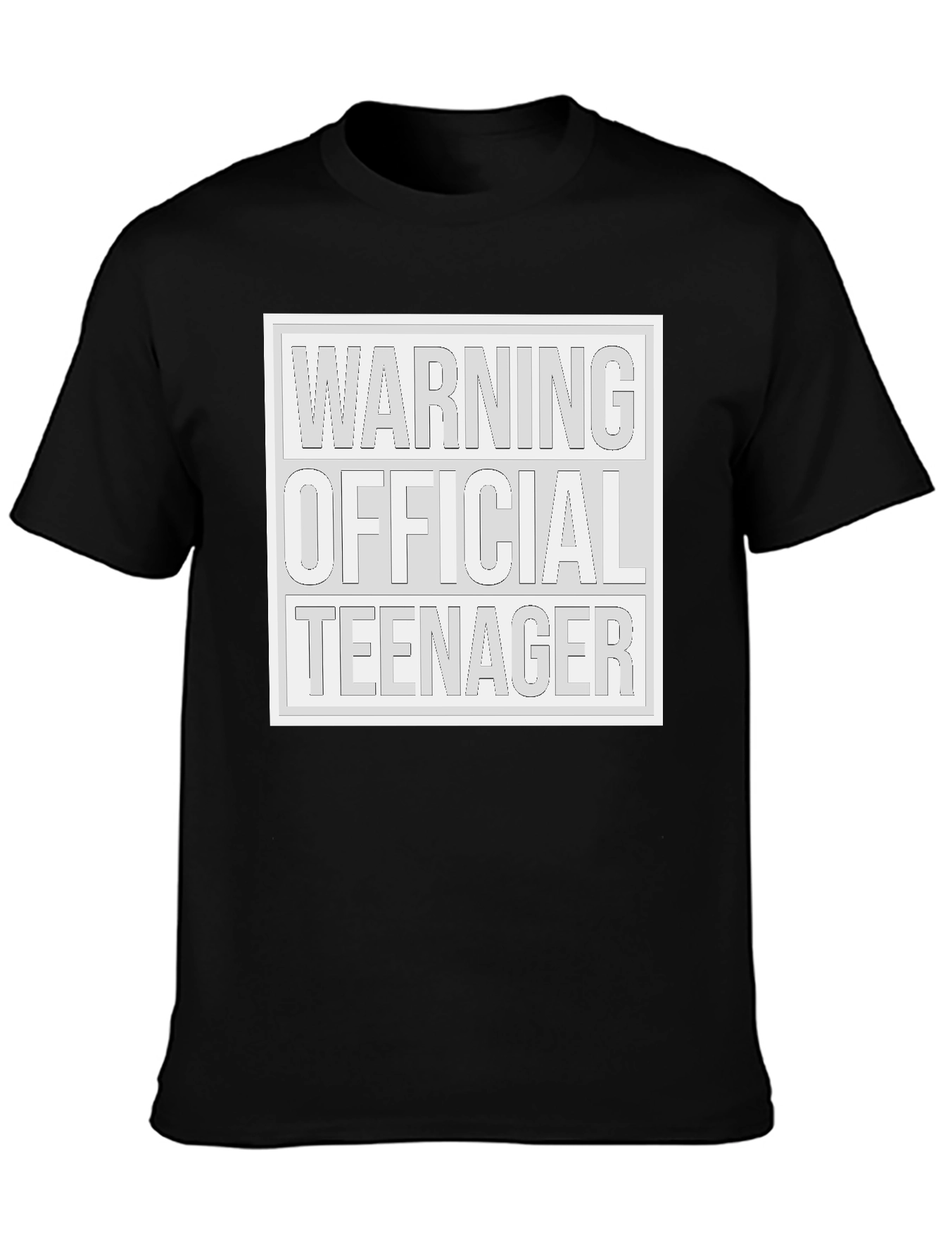 Official Teenager T-Shirt - Warning! Unisex