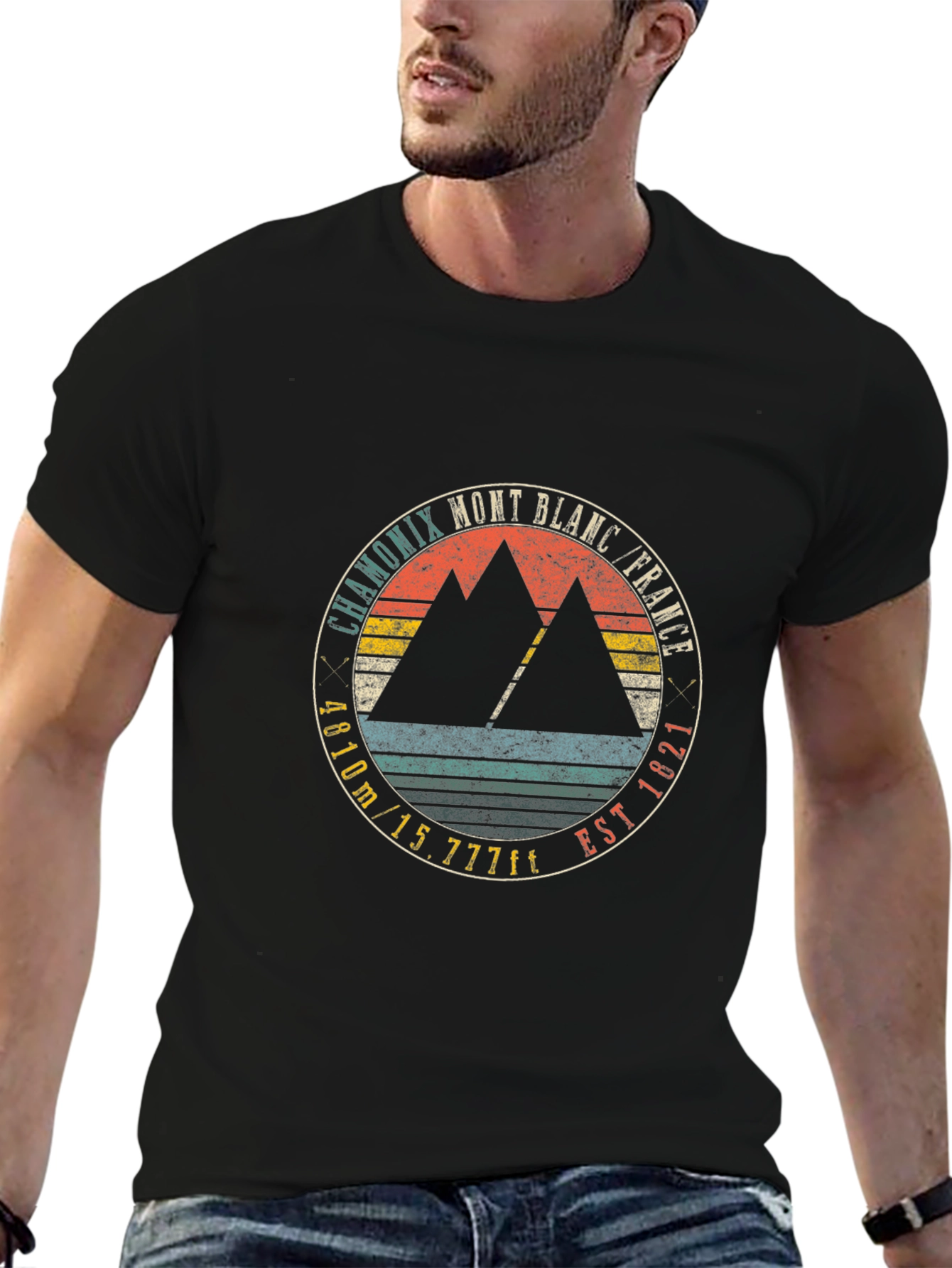 Chamonix Mont Blanc France Graphic Tee