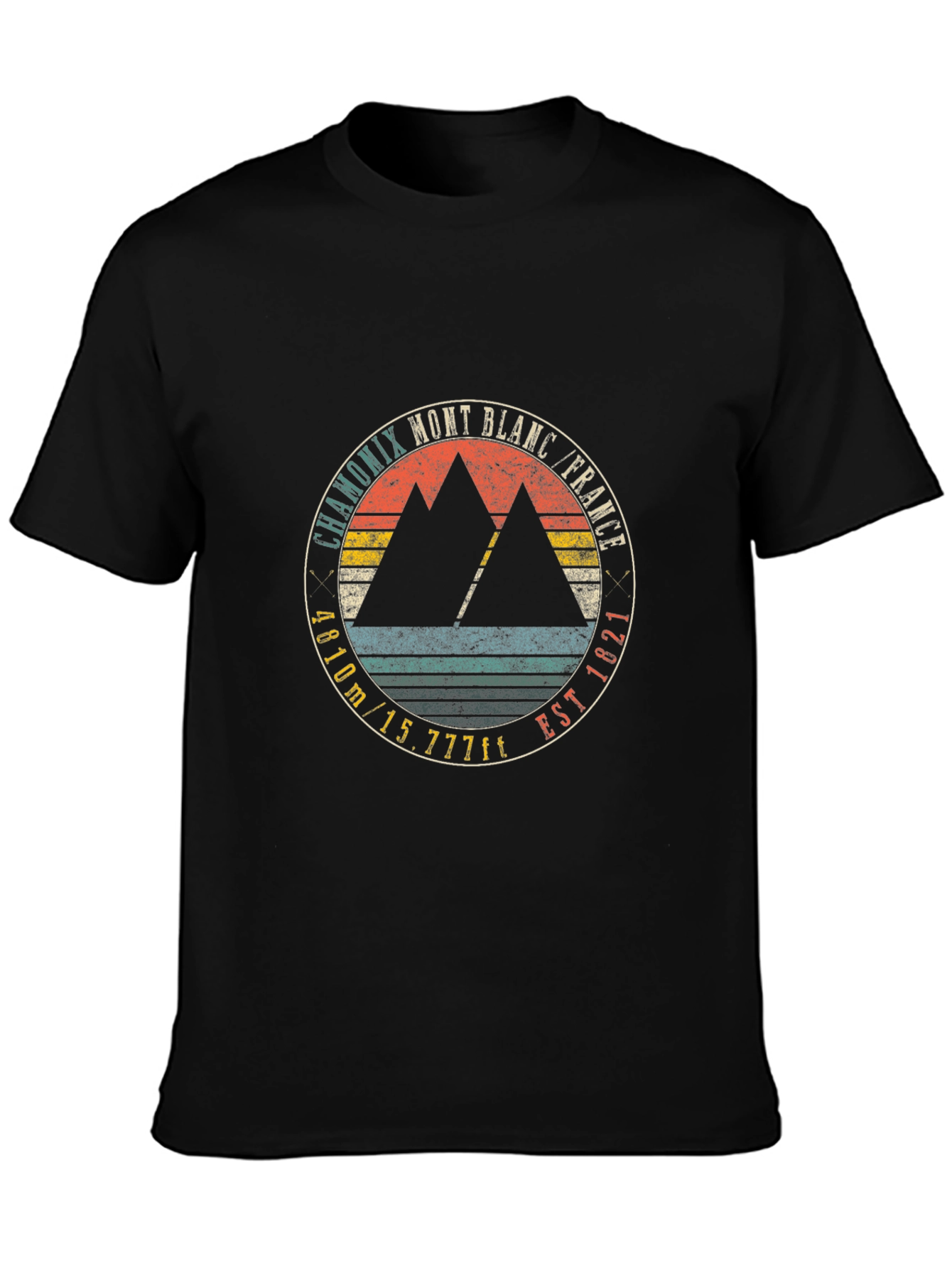 Chamonix Mont Blanc France Graphic Tee