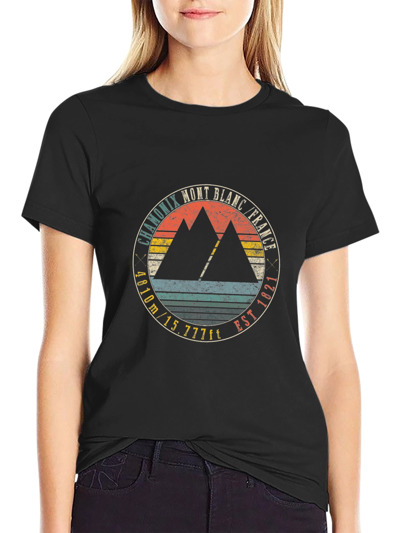 Chamonix Mont Blanc France Graphic Tee