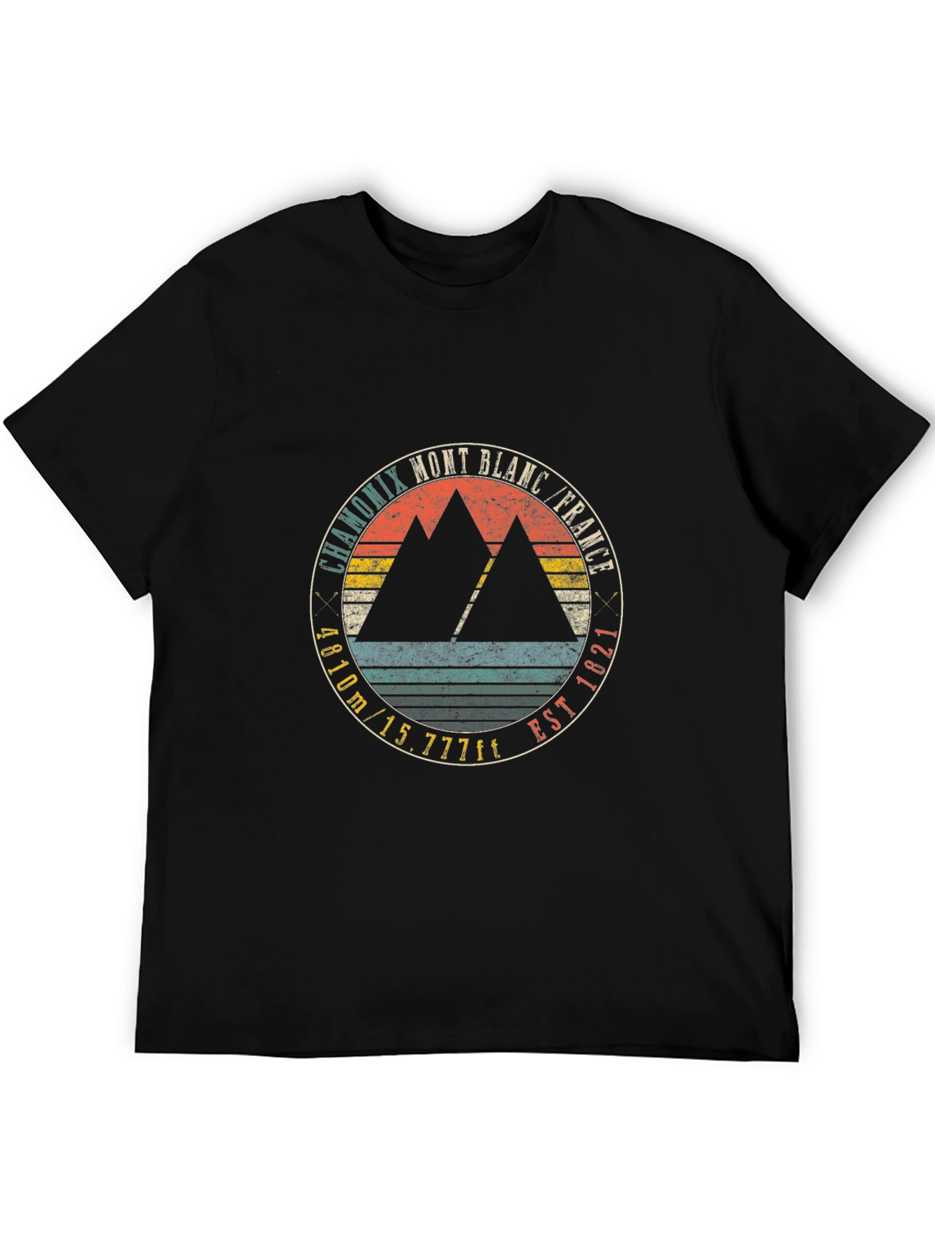 Chamonix Mont Blanc France Graphic Tee