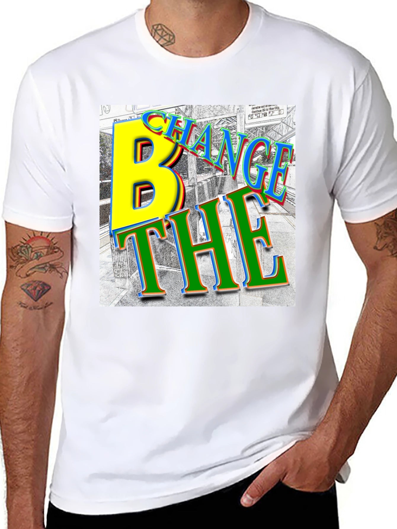 Change The B Black T-Shirt