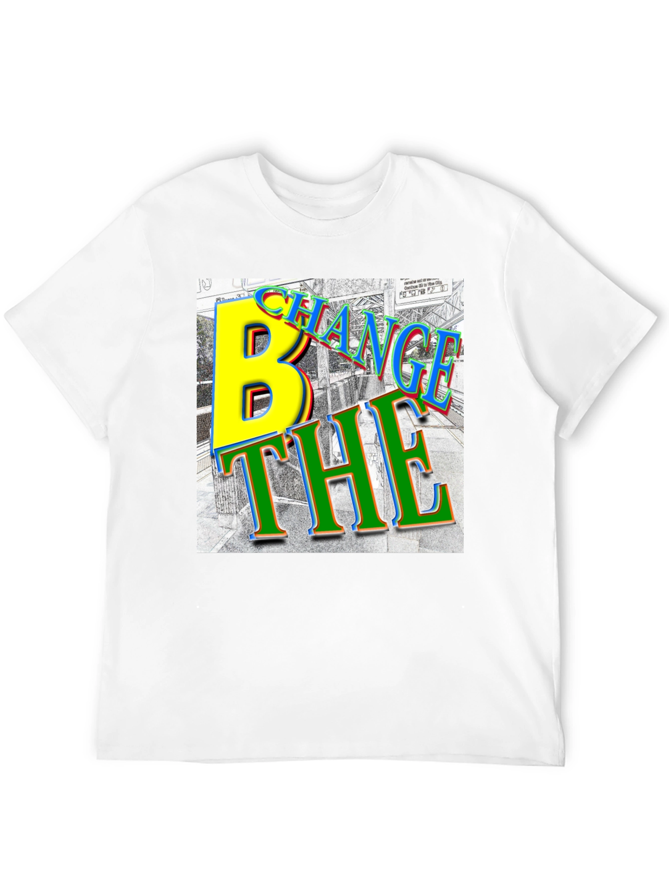 Change The B Black T-Shirt