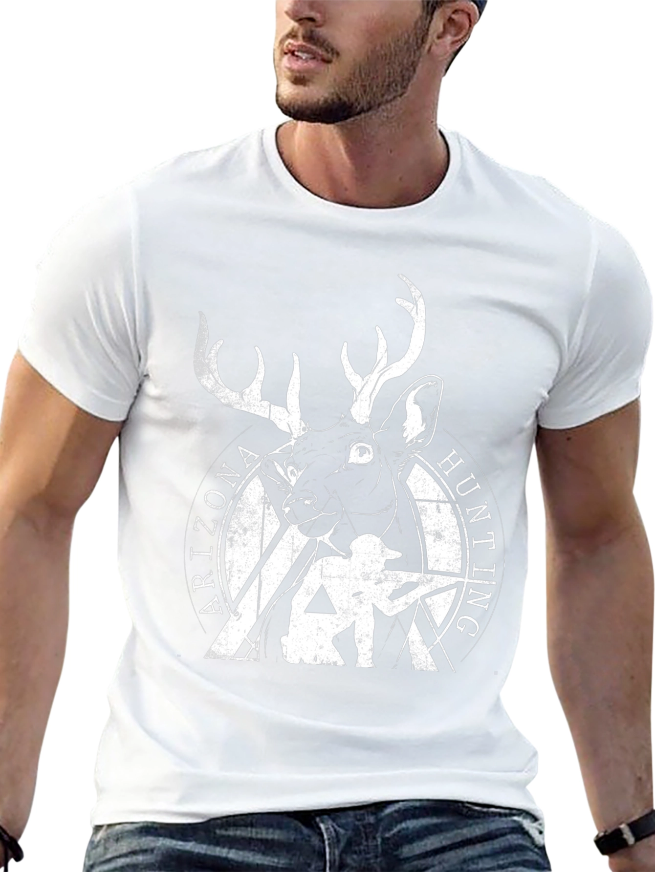 Arizona Hunting Deer Graphic T-Shirt