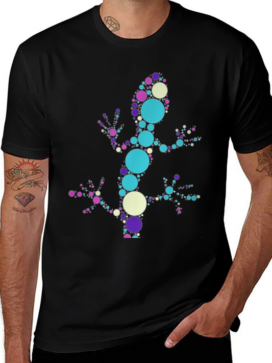 Dotted Gecko Graphic Tee - Unique Design