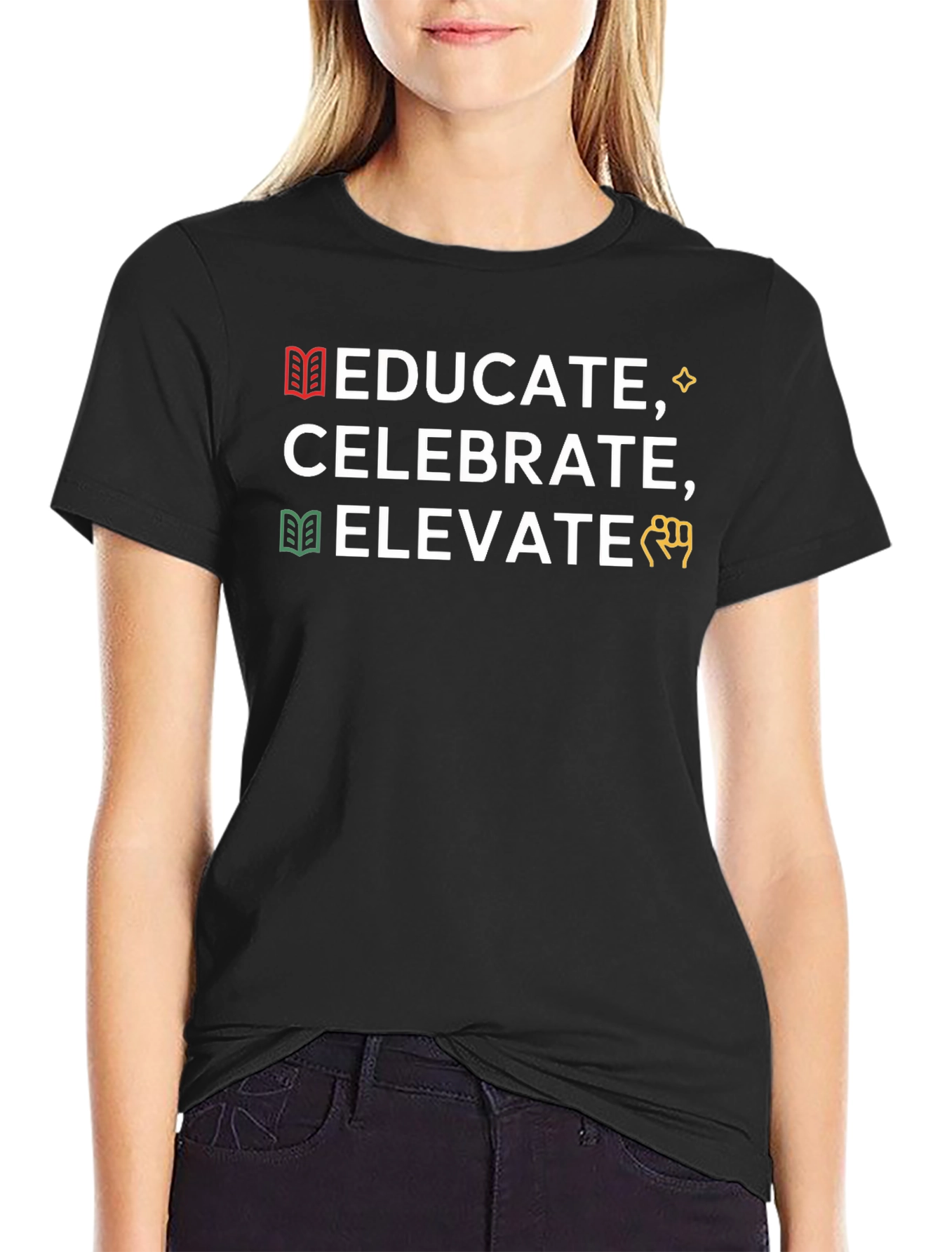 Educate Celebrate Elevate Graphic Tee