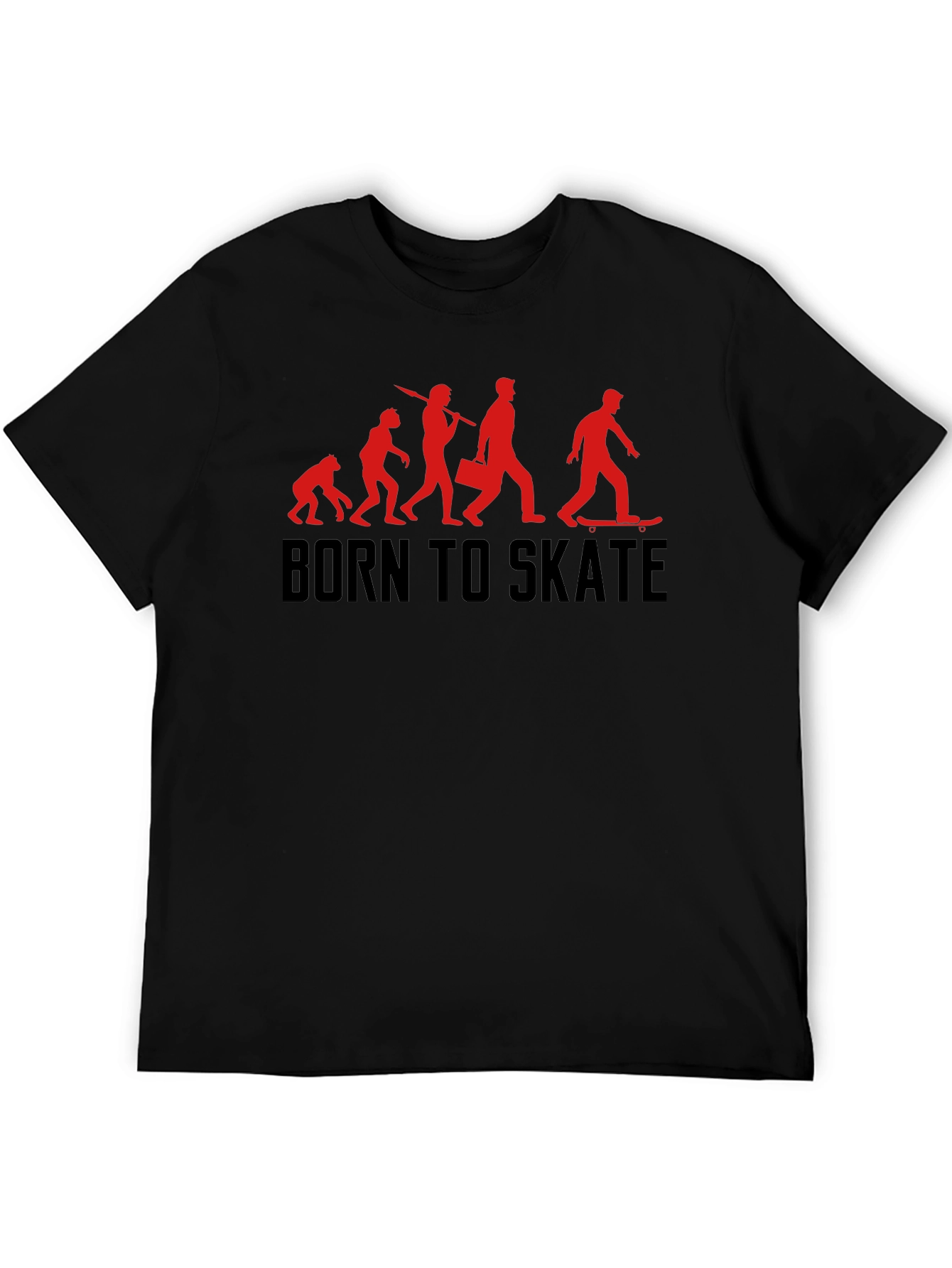 Born to Skate Evolution Black T-Shirt