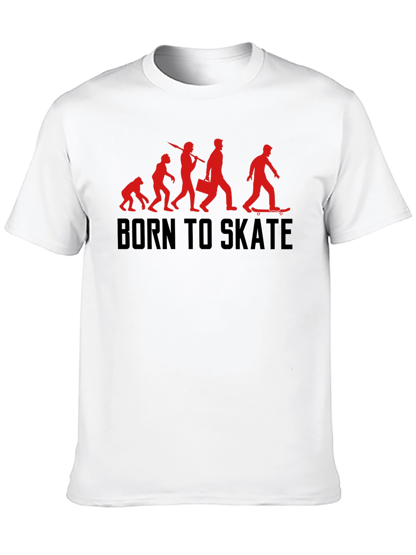 Born to Skate Evolution Black T-Shirt