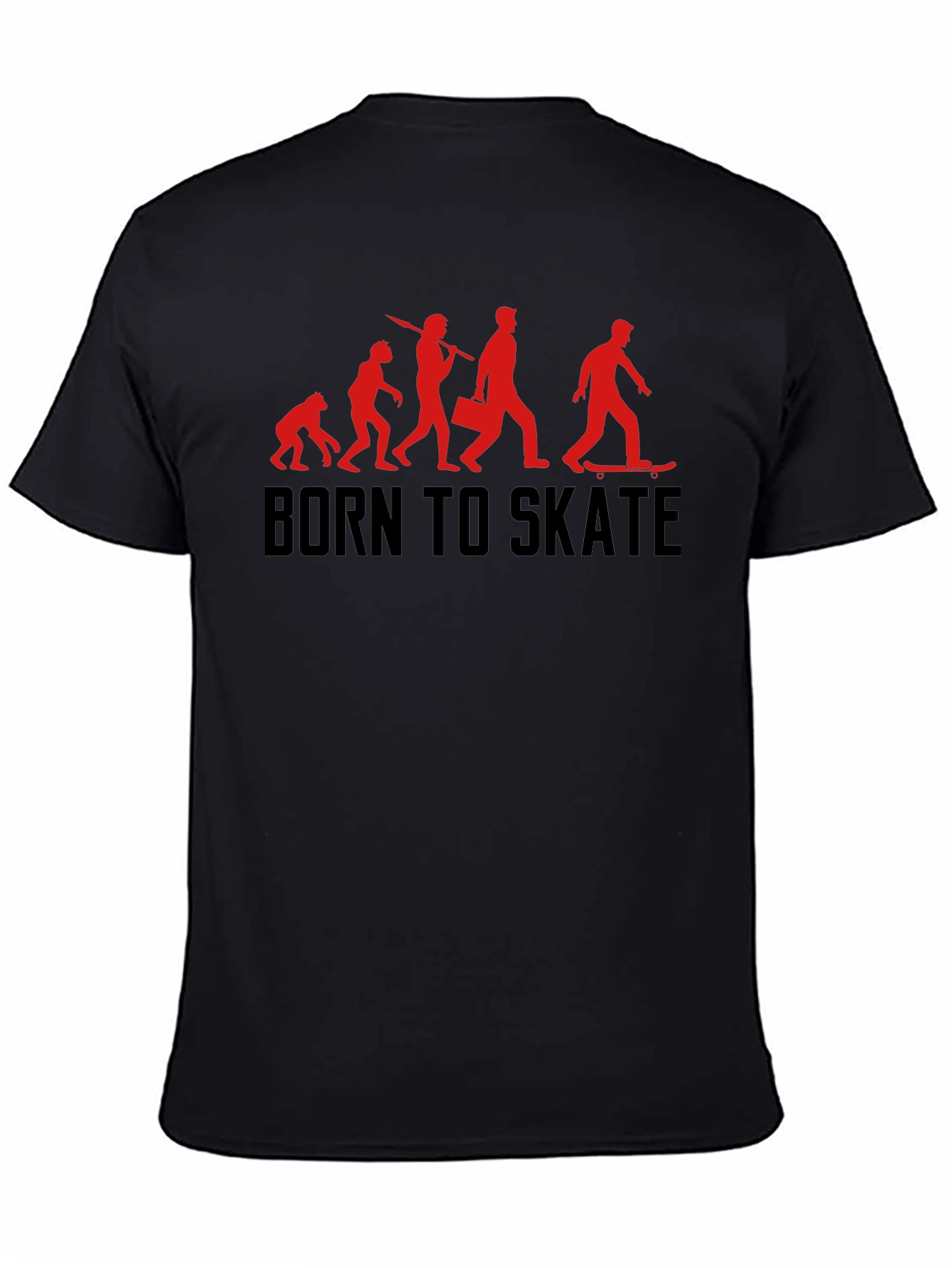 Born to Skate Evolution Black T-Shirt