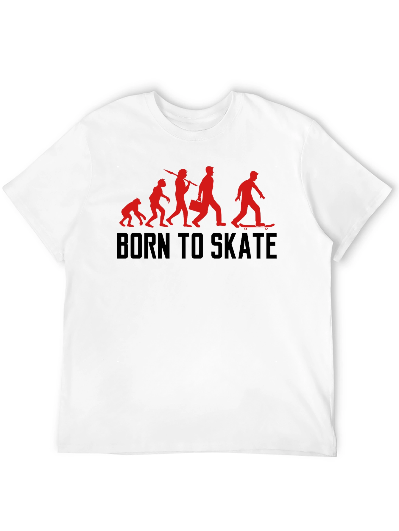Born to Skate Evolution Black T-Shirt
