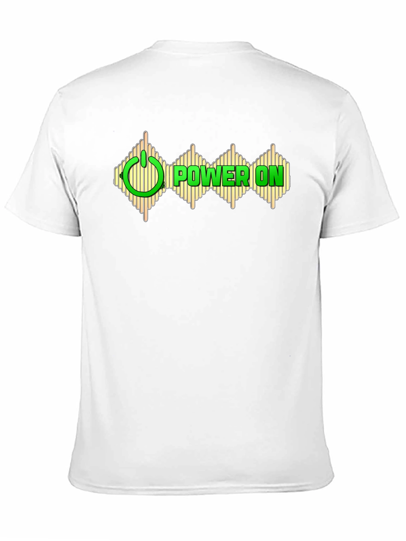 Power On Graphic Black T-Shirt