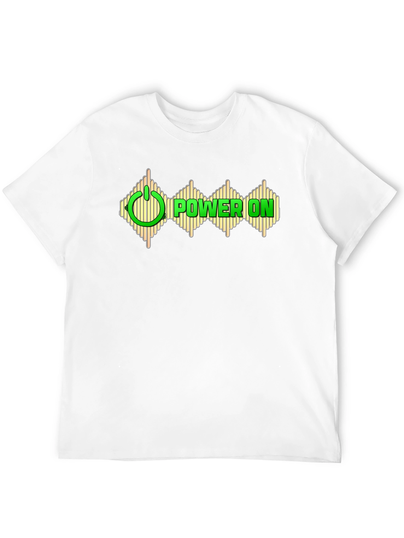Power On Graphic Black T-Shirt
