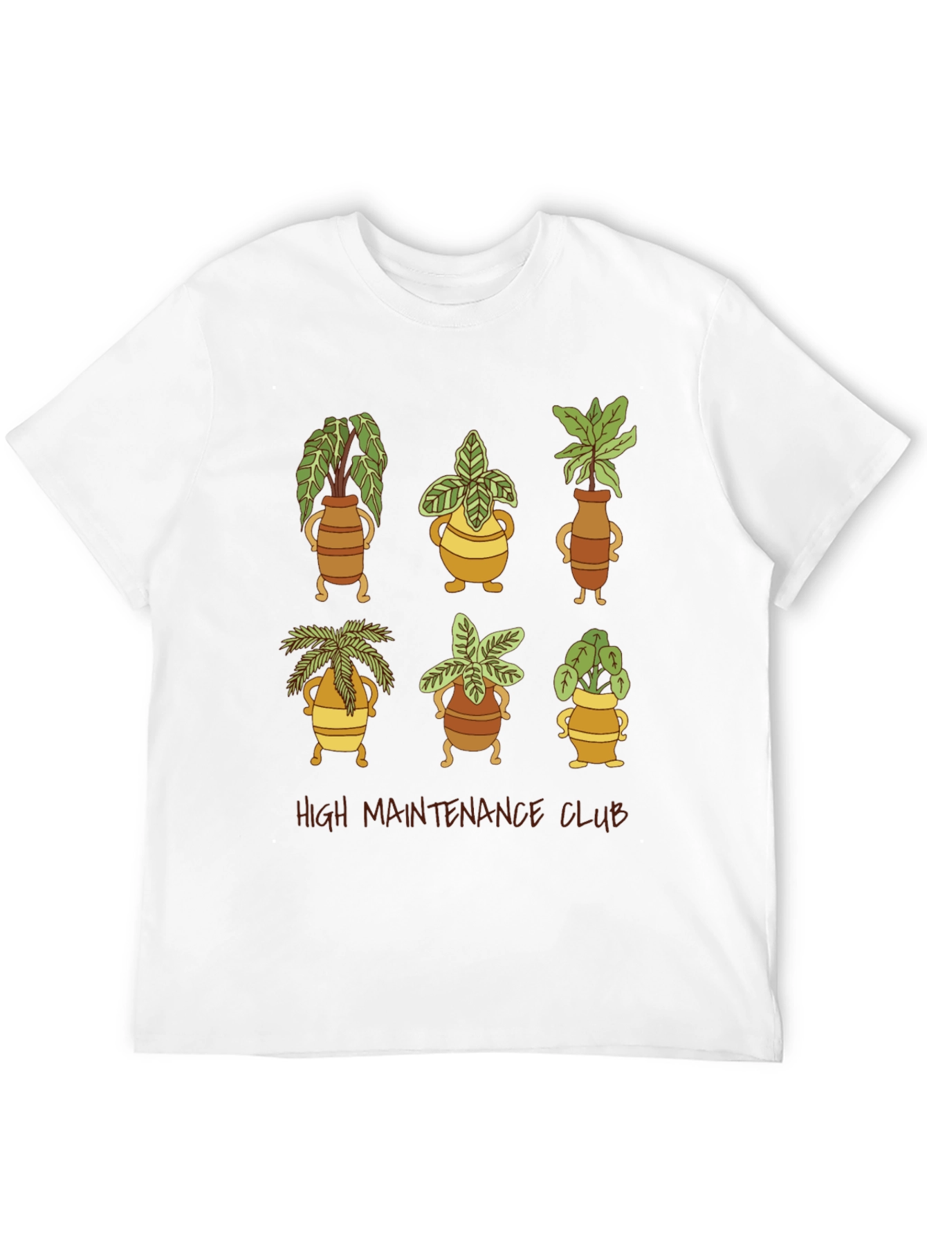 High Maintenance Plant Club Black T-Shirt