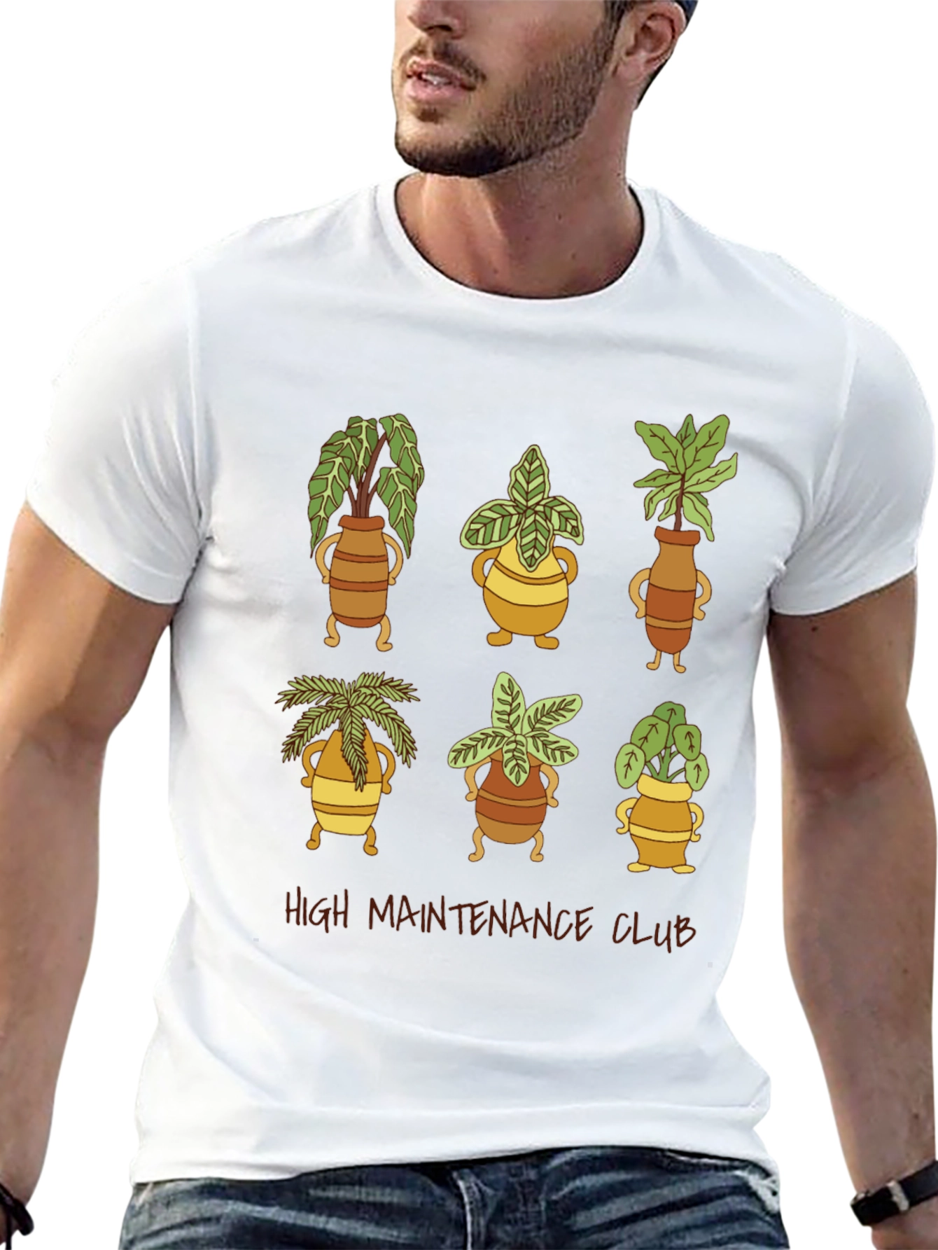 High Maintenance Plant Club Black T-Shirt
