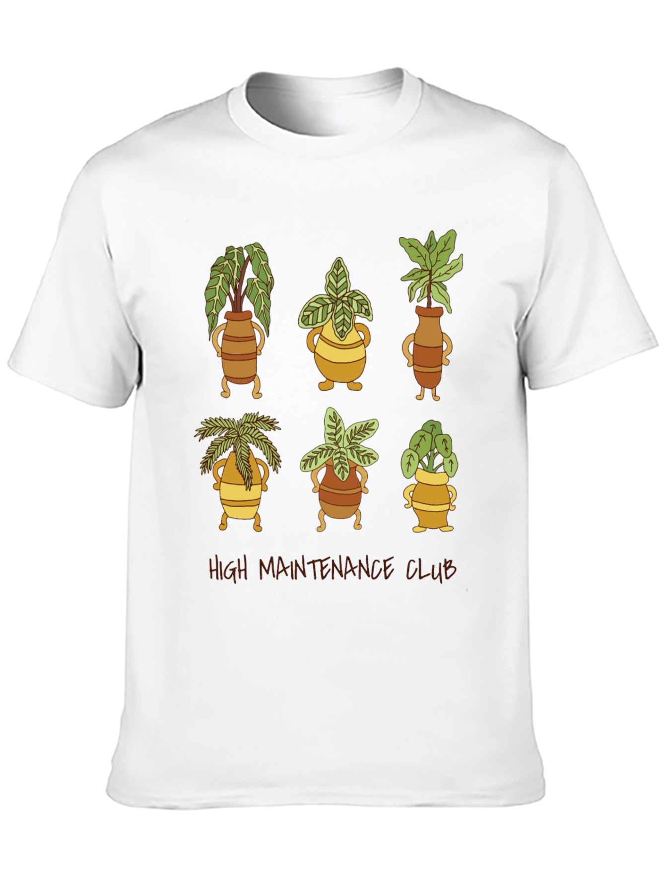 High Maintenance Plant Club Black T-Shirt