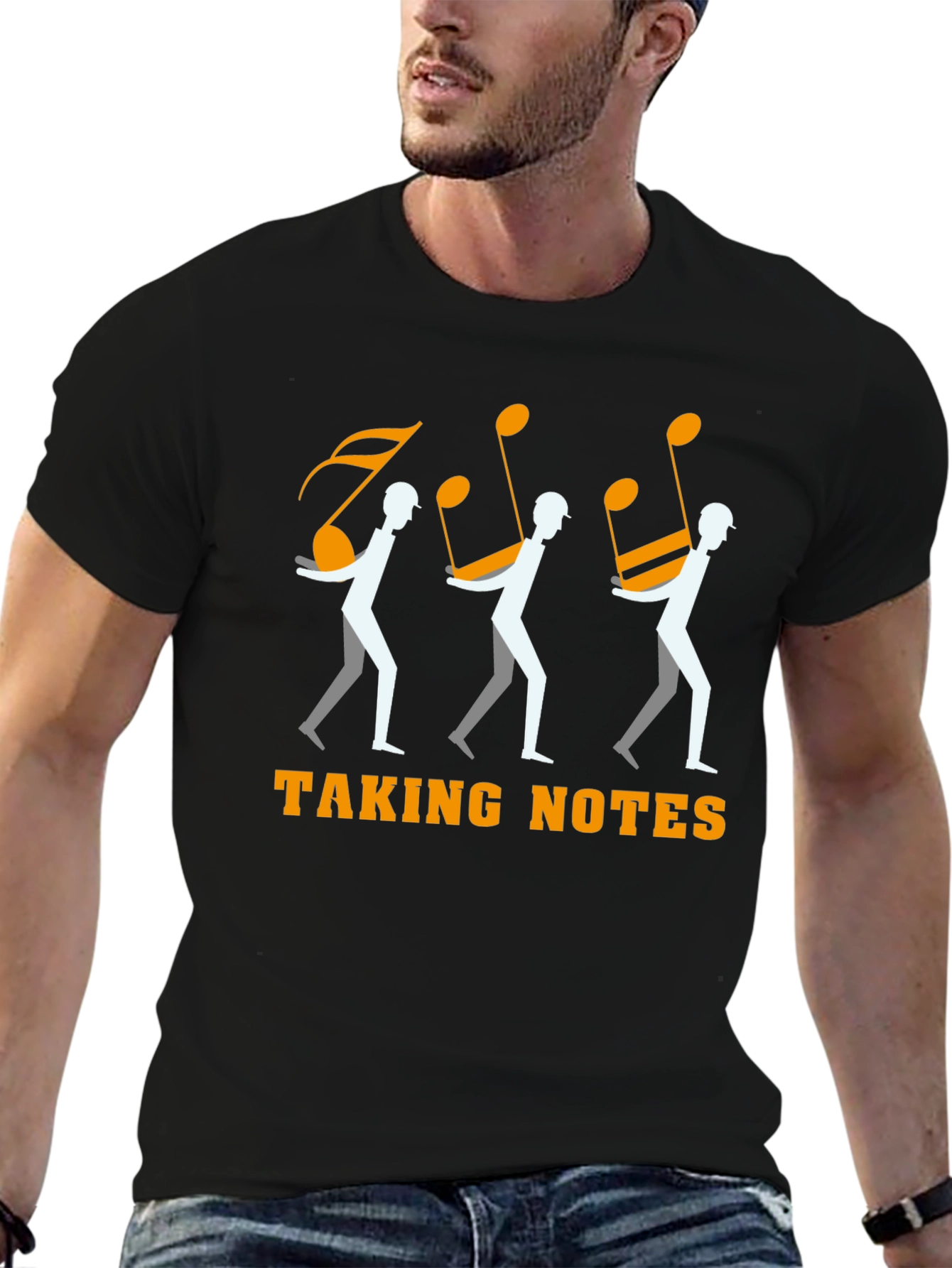 Taking Notes Graphic T-Shirt - Music Lover Tee
