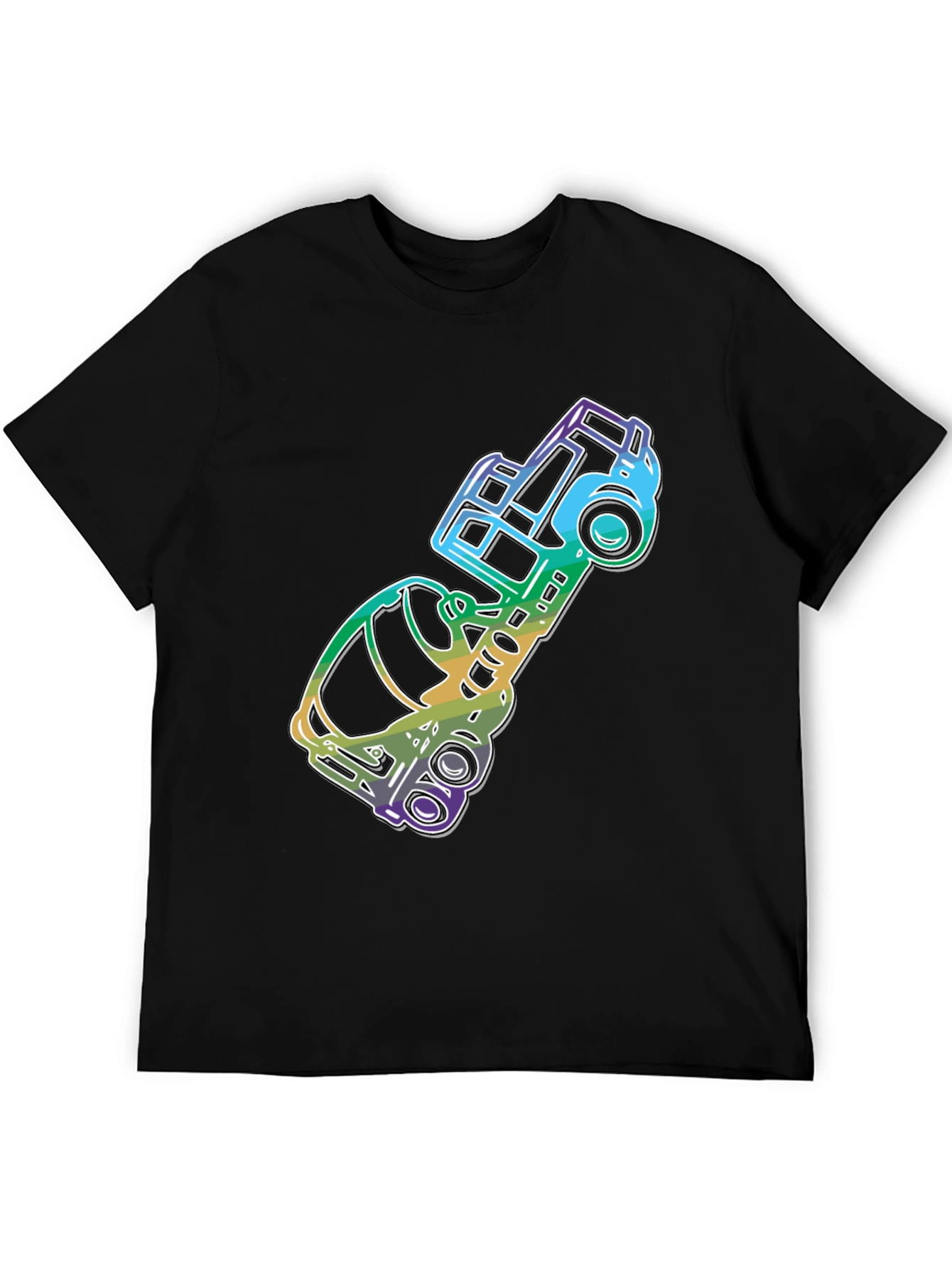 Retro Rainbow Truck Graphic Tee