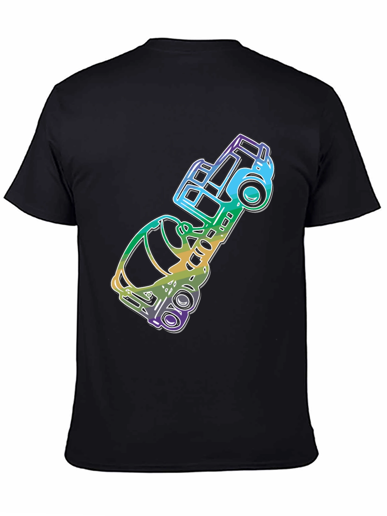 Retro Rainbow Truck Graphic Tee