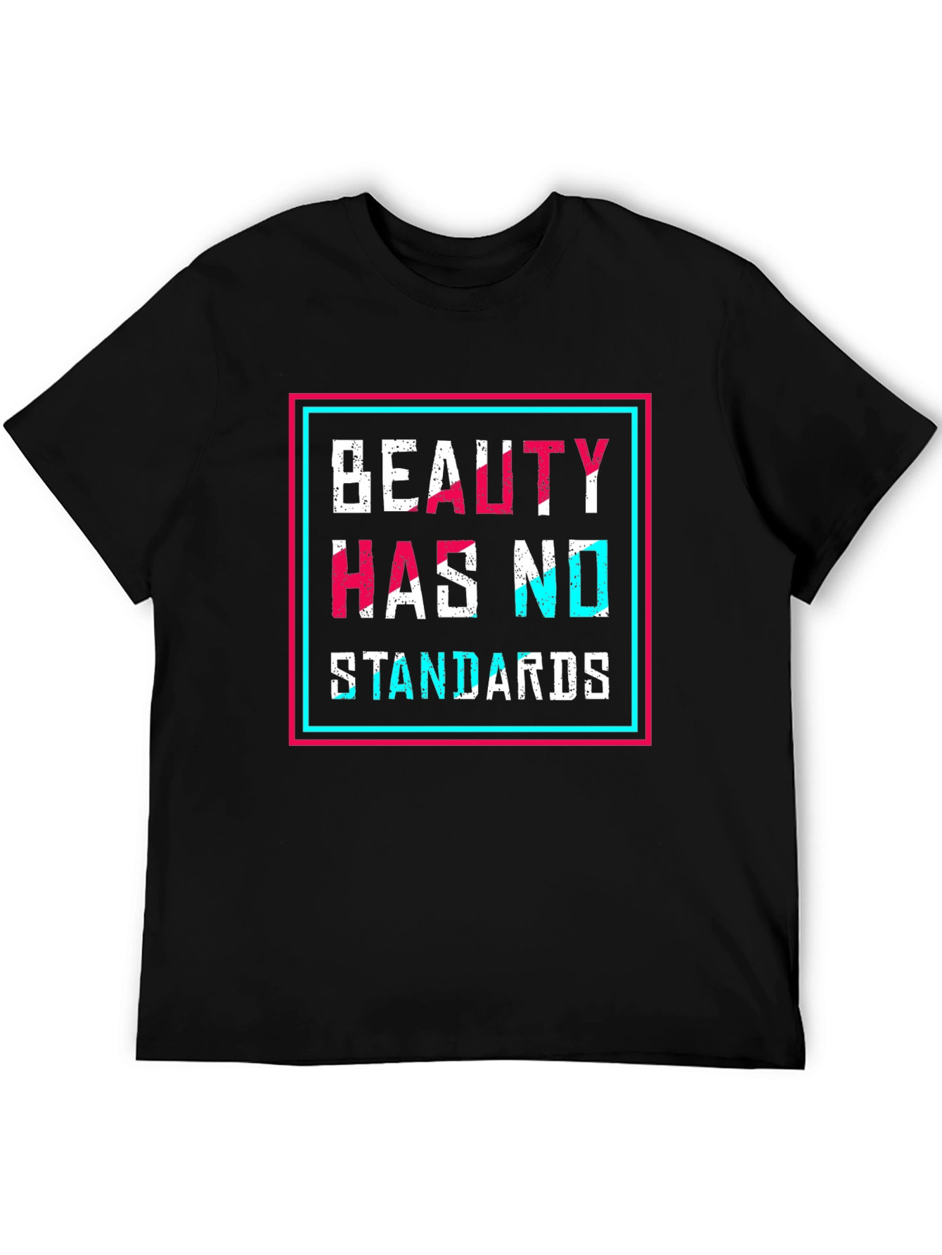 Beauty Has No Standards Graphic Tee - Black