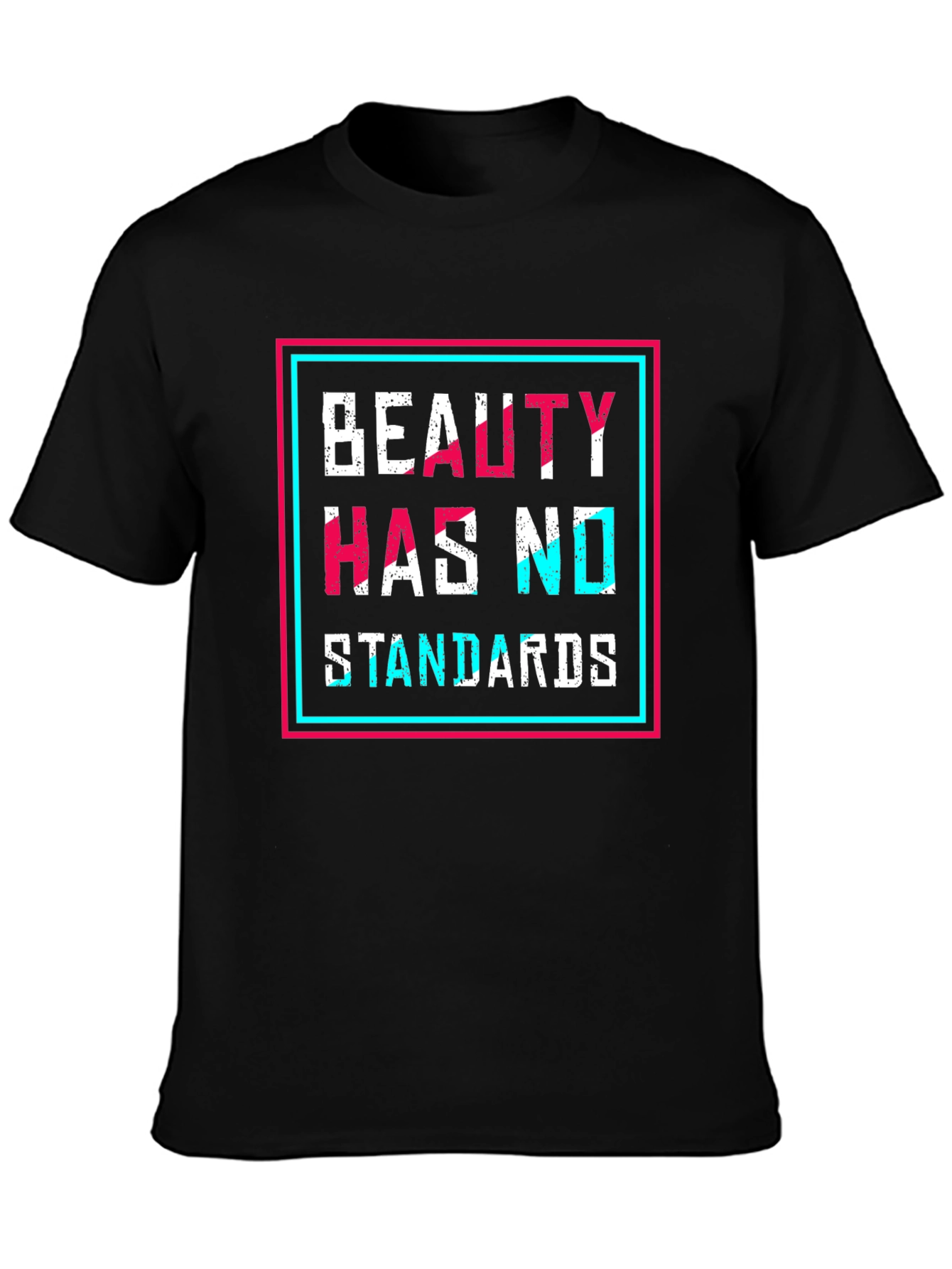 Beauty Has No Standards Graphic Tee - Black