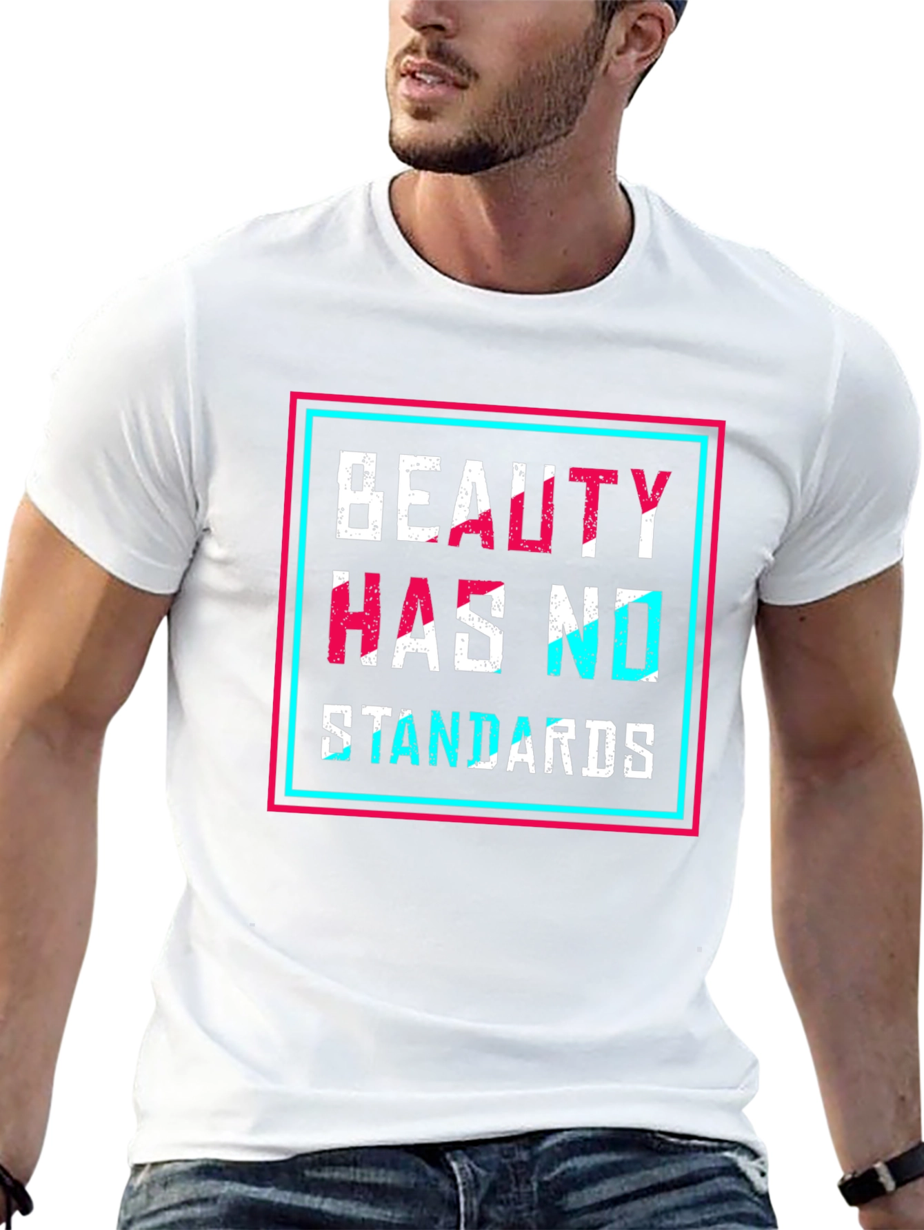 Beauty Has No Standards Graphic Tee - Black