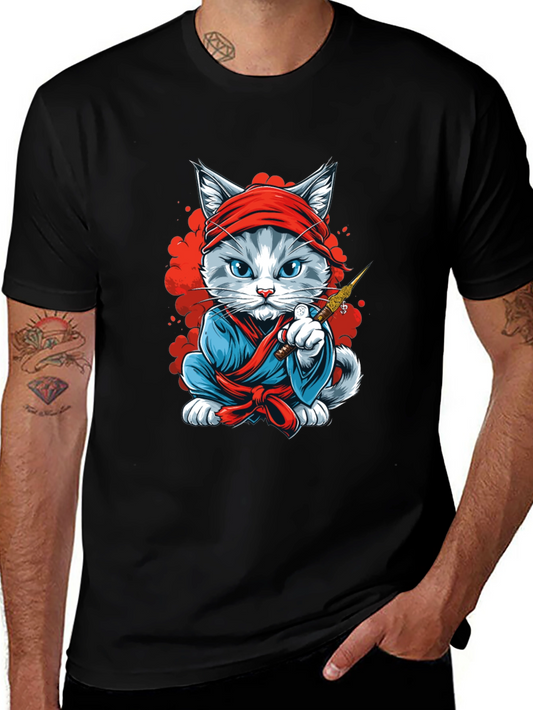 Ninja Cat Graphic Tee